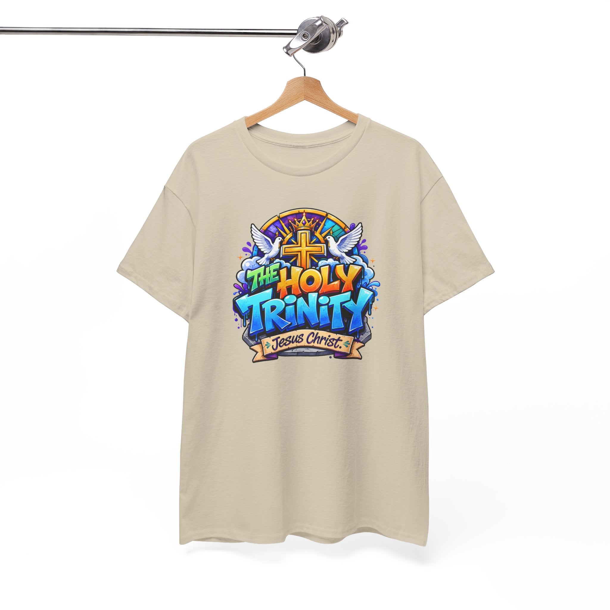 Christian Tee - "The Holy Trinity" Church Youth Graphic T-Shirt
