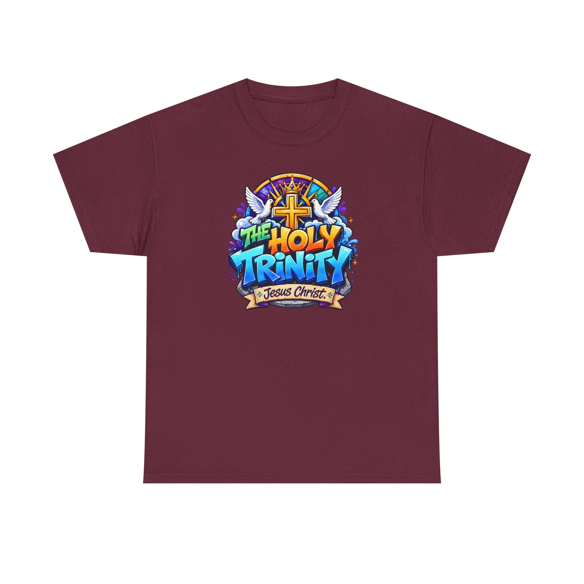 Christian Tee - "The Holy Trinity" Church Youth Graphic T-Shirt