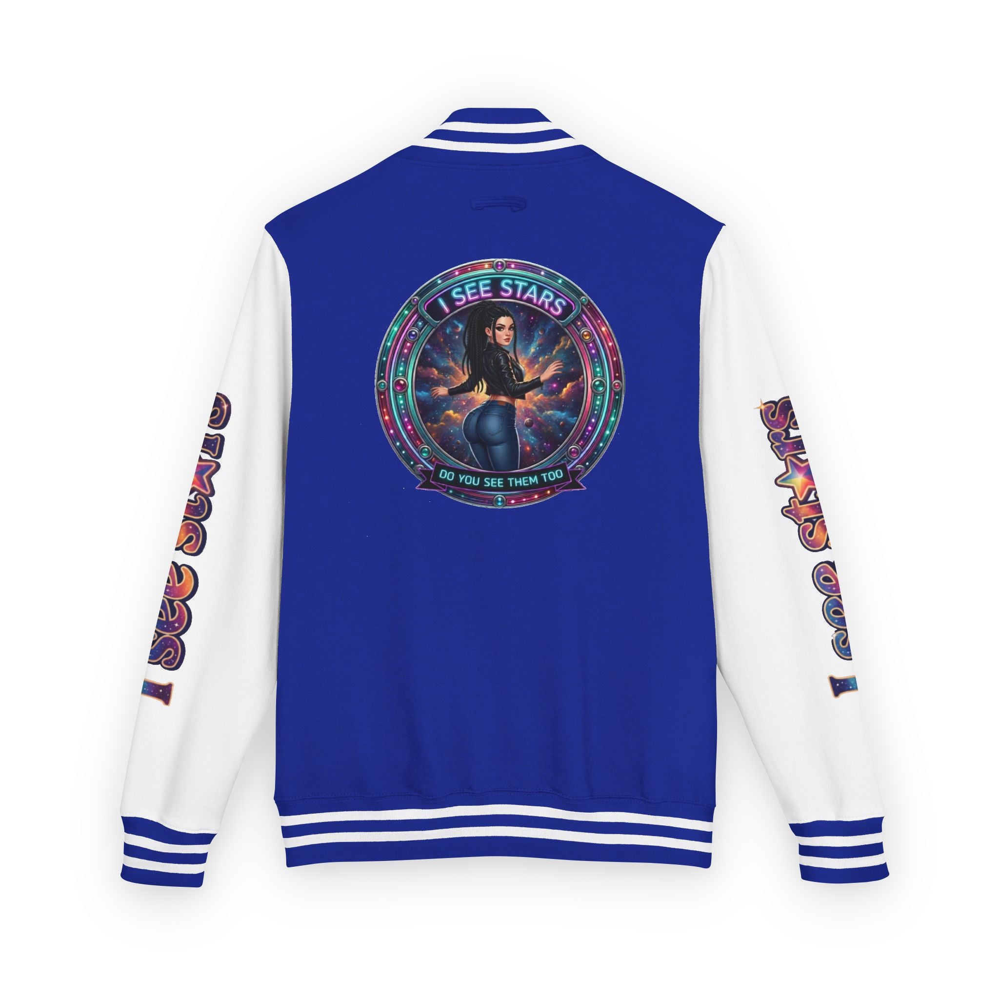 Heavyweight Letterman Jacket "I See Stars"