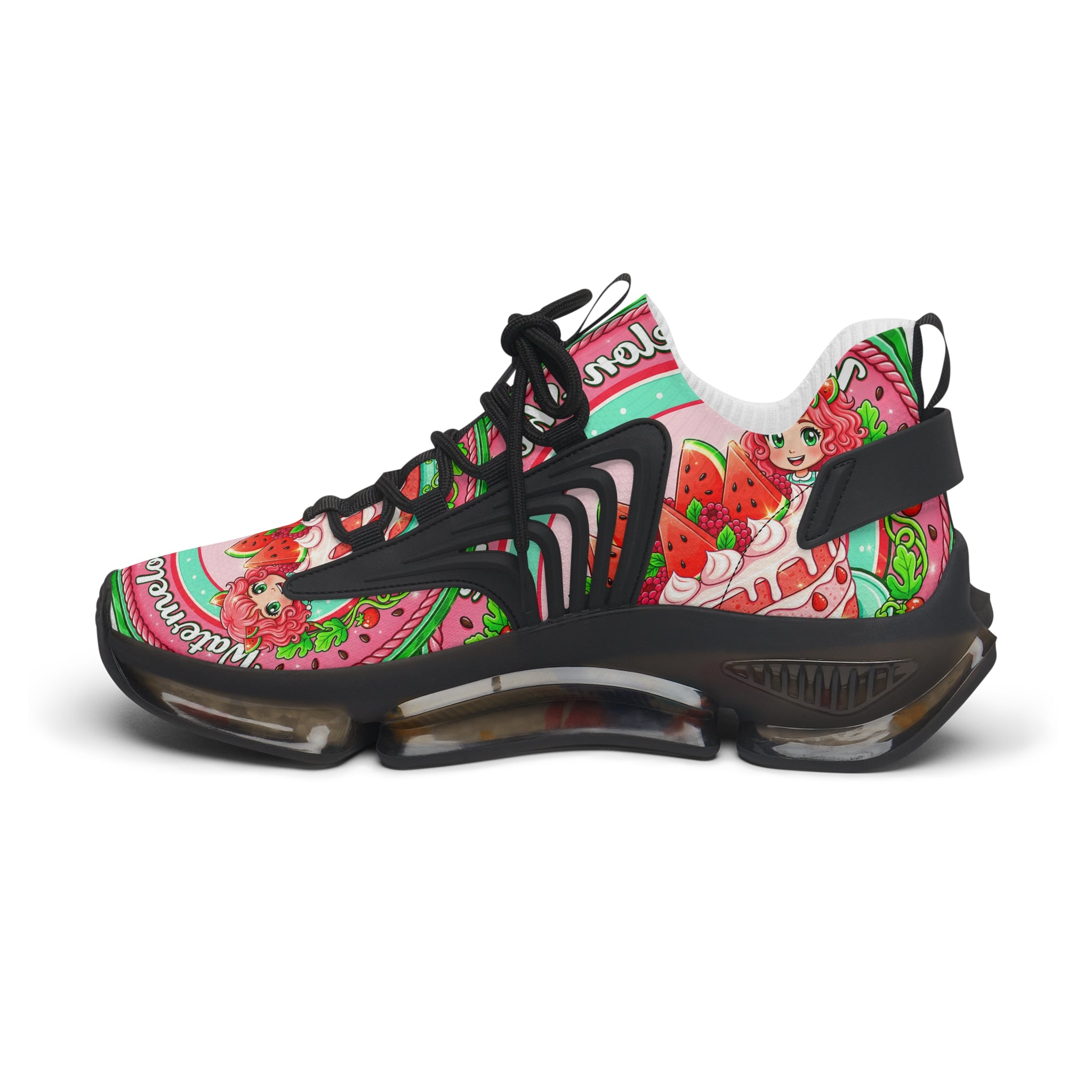Women's Mesh Sneakers —" Watermelon Shortcake "Graphic Athletic Shoes