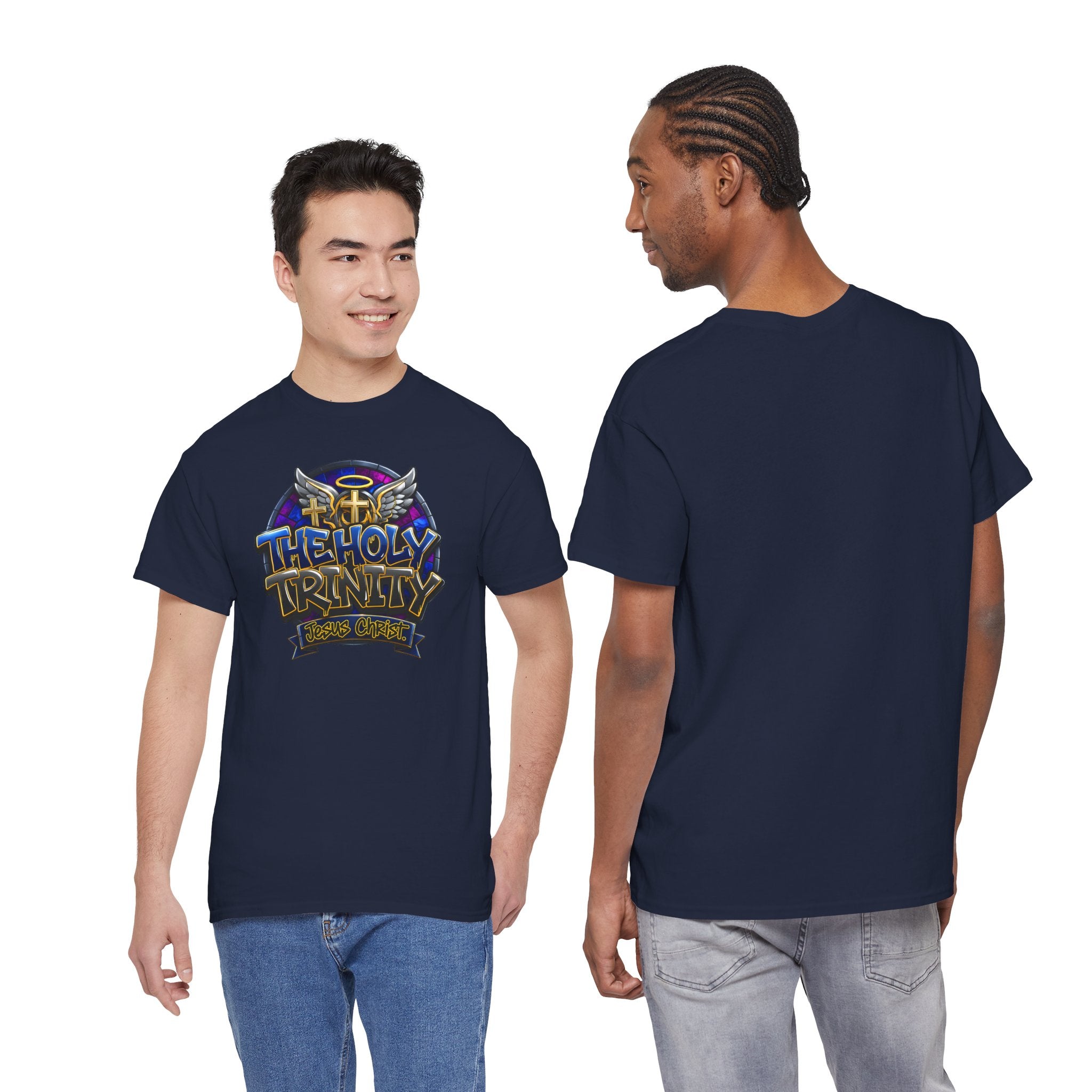 The Holy Trinity Tee — Christian Faith Graphic T-Shirt
