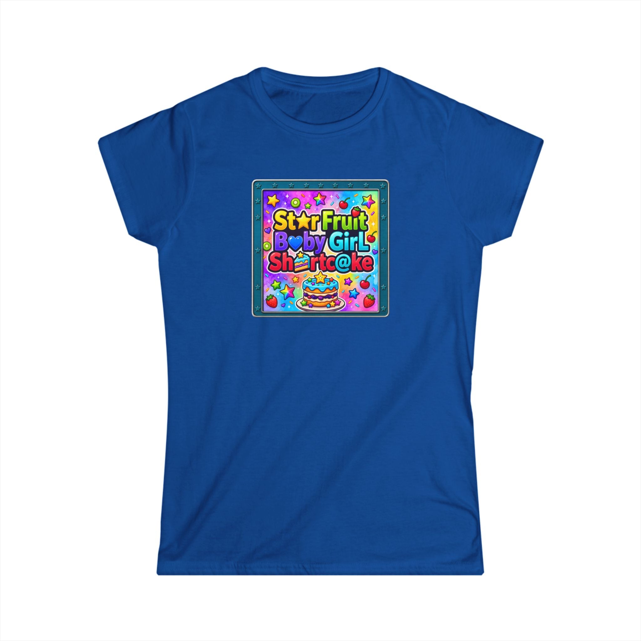 "Star Fruit Baby Girl" Tee — Colorful Starfruit Graphic T-Shirt
