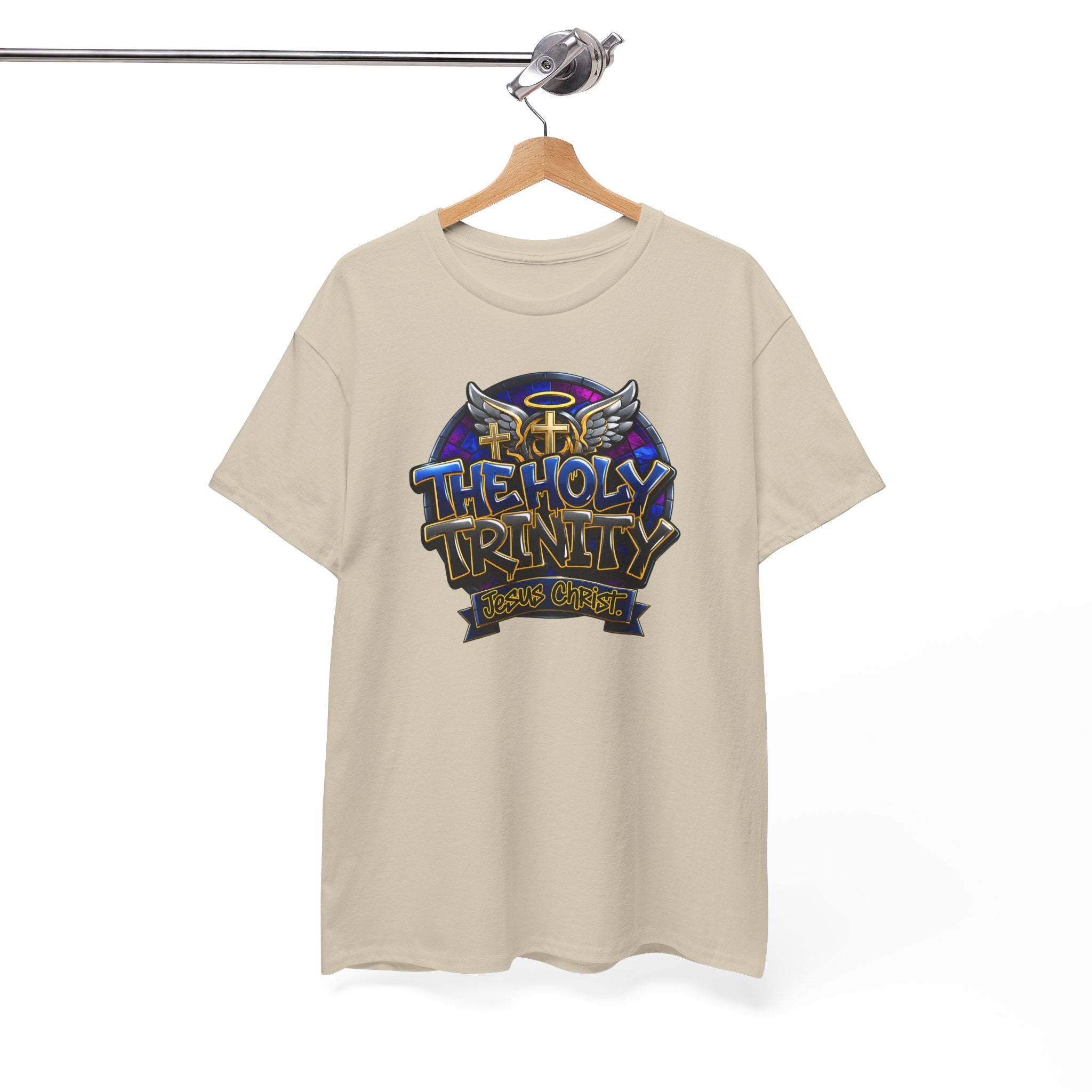 The Holy Trinity Tee — Christian Faith Graphic T-Shirt