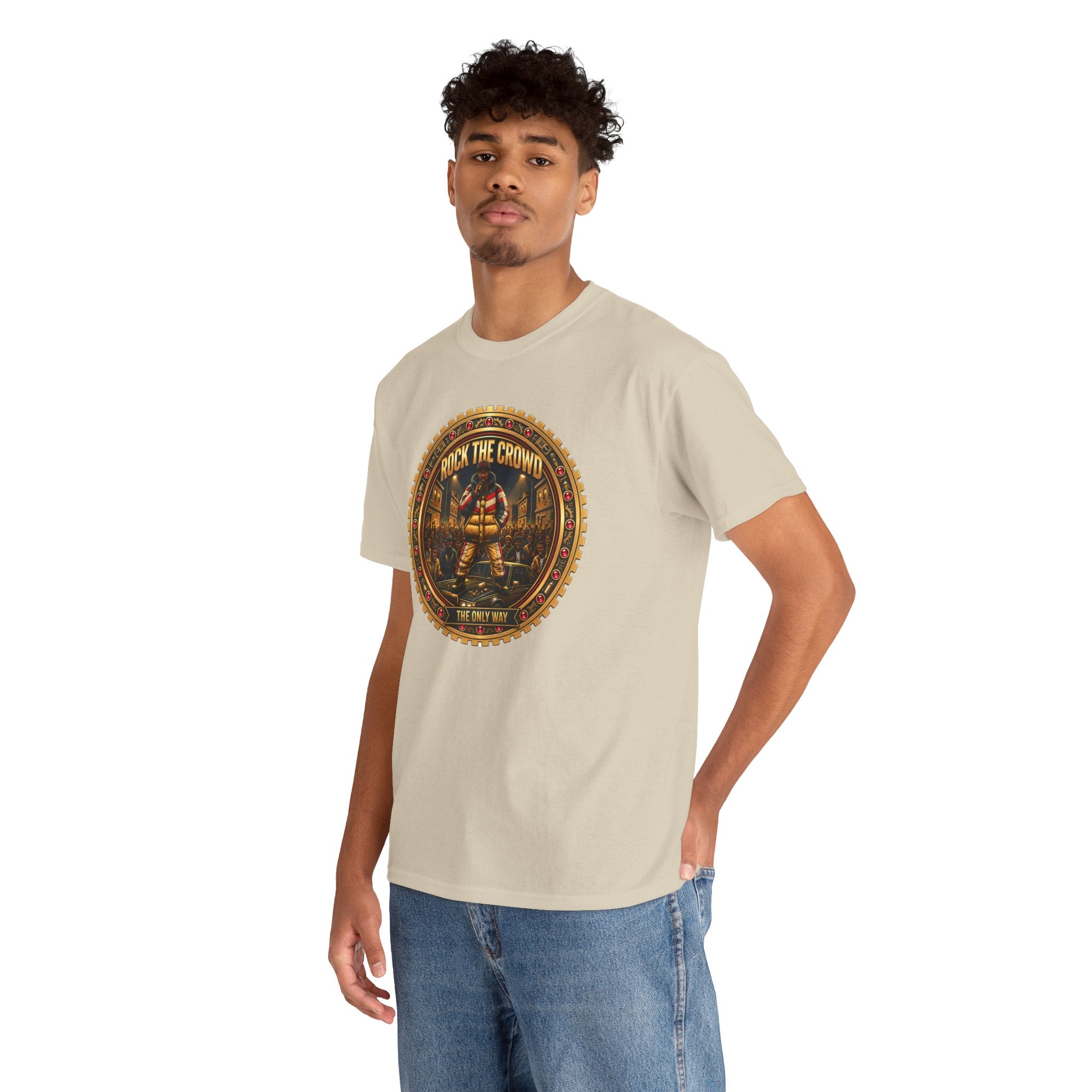 "Rock the Crowd" Tee — Vintage Concert Graphic Shirt