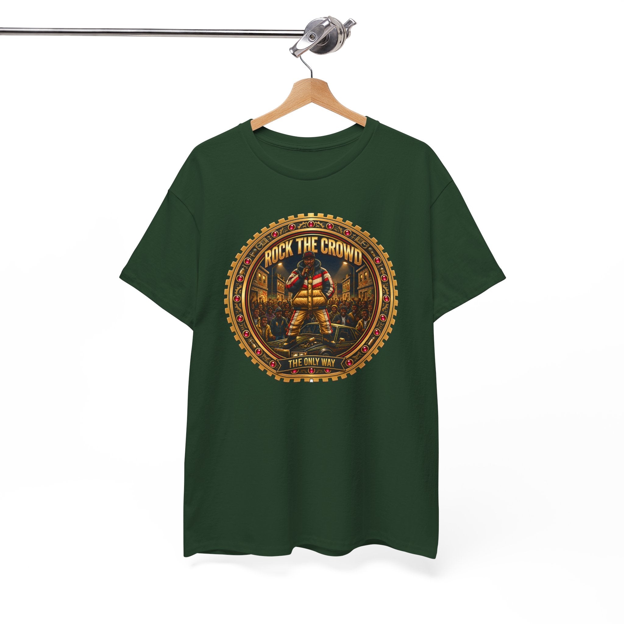 "Rock the Crowd" Tee — Vintage Concert Graphic Shirt