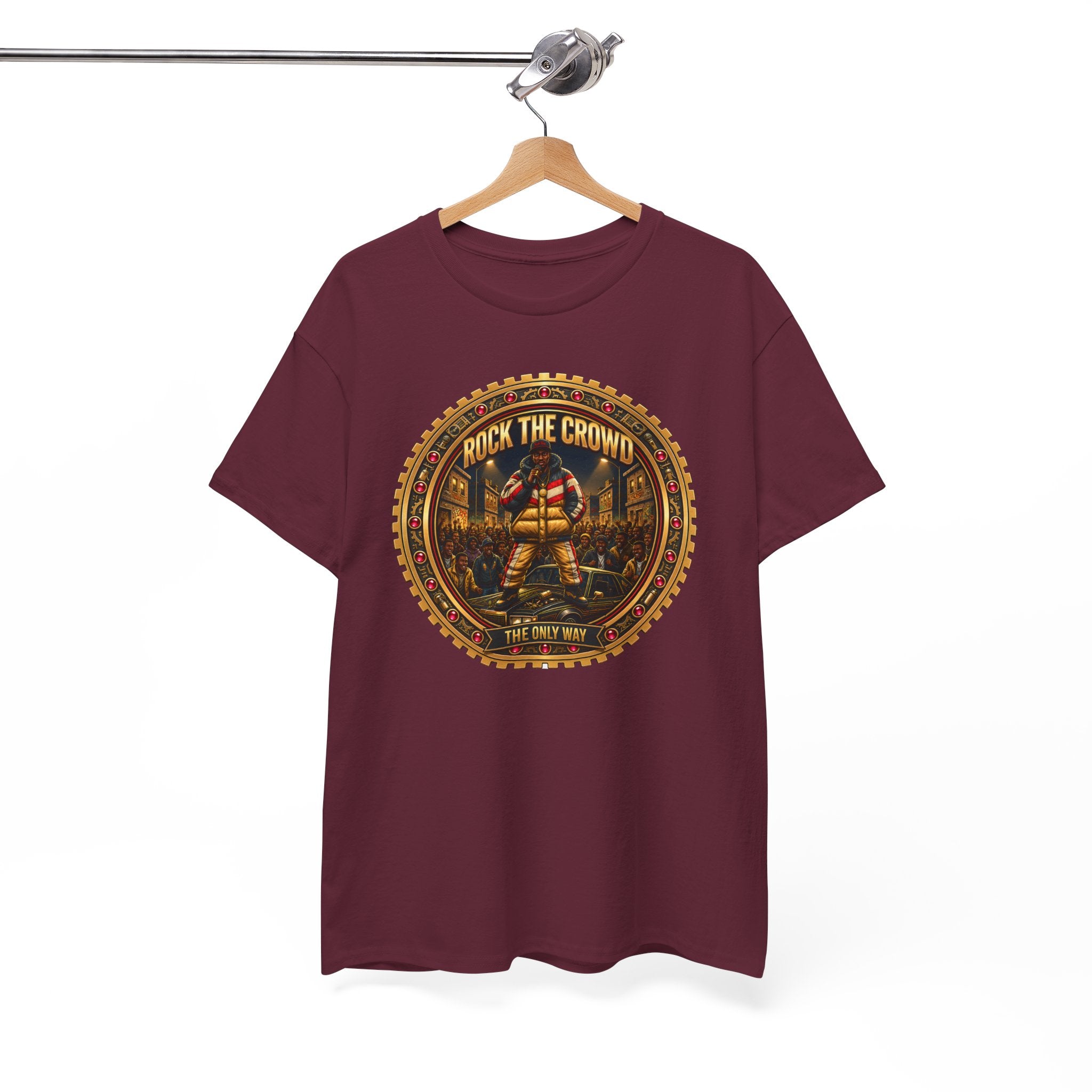 "Rock the Crowd" Tee — Vintage Concert Graphic Shirt
