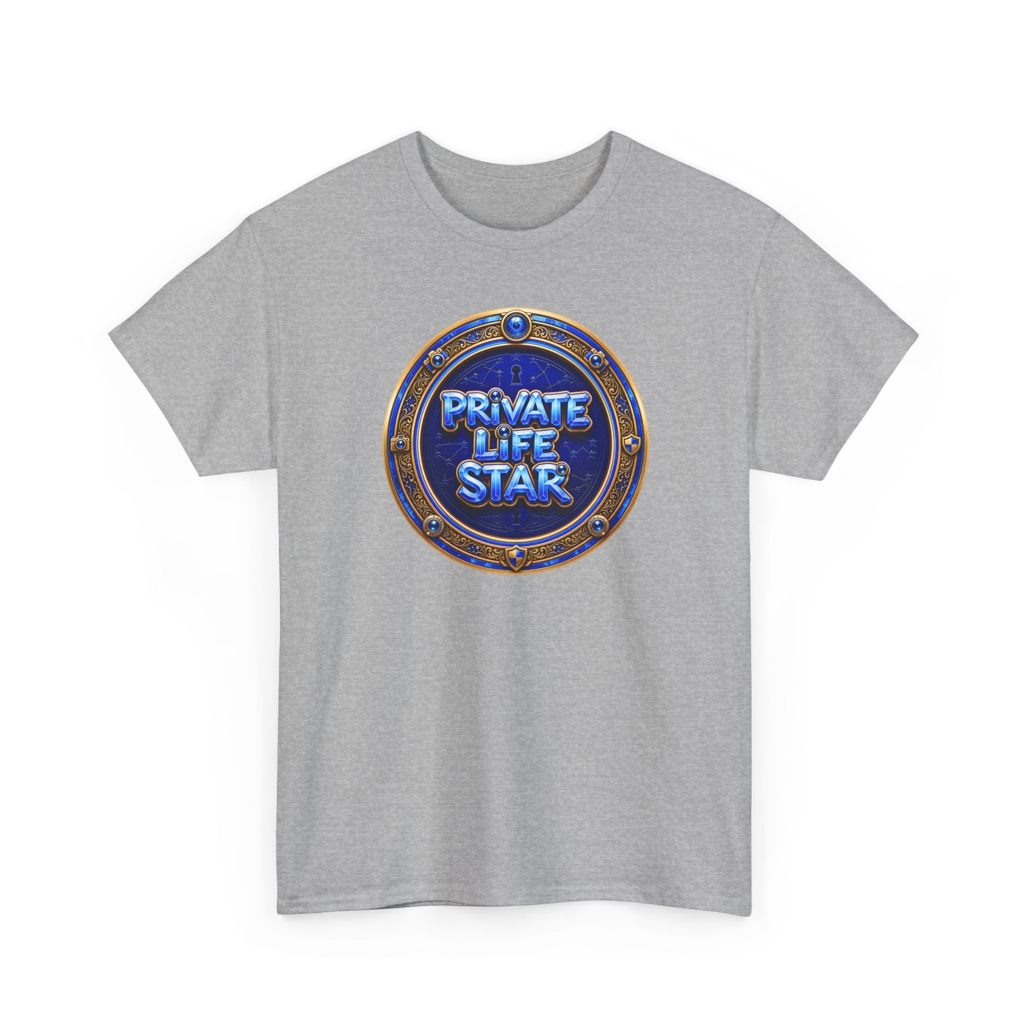"Private Life Star" T-Shirt — Retro Badge Graphic Tee