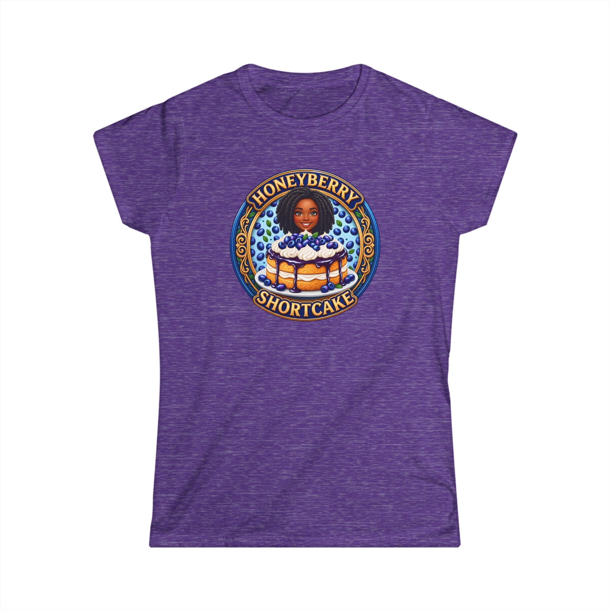 Shortcake Logo Tee — "Honeyberry Shortcake" Retro Badge Women's T-Shirt