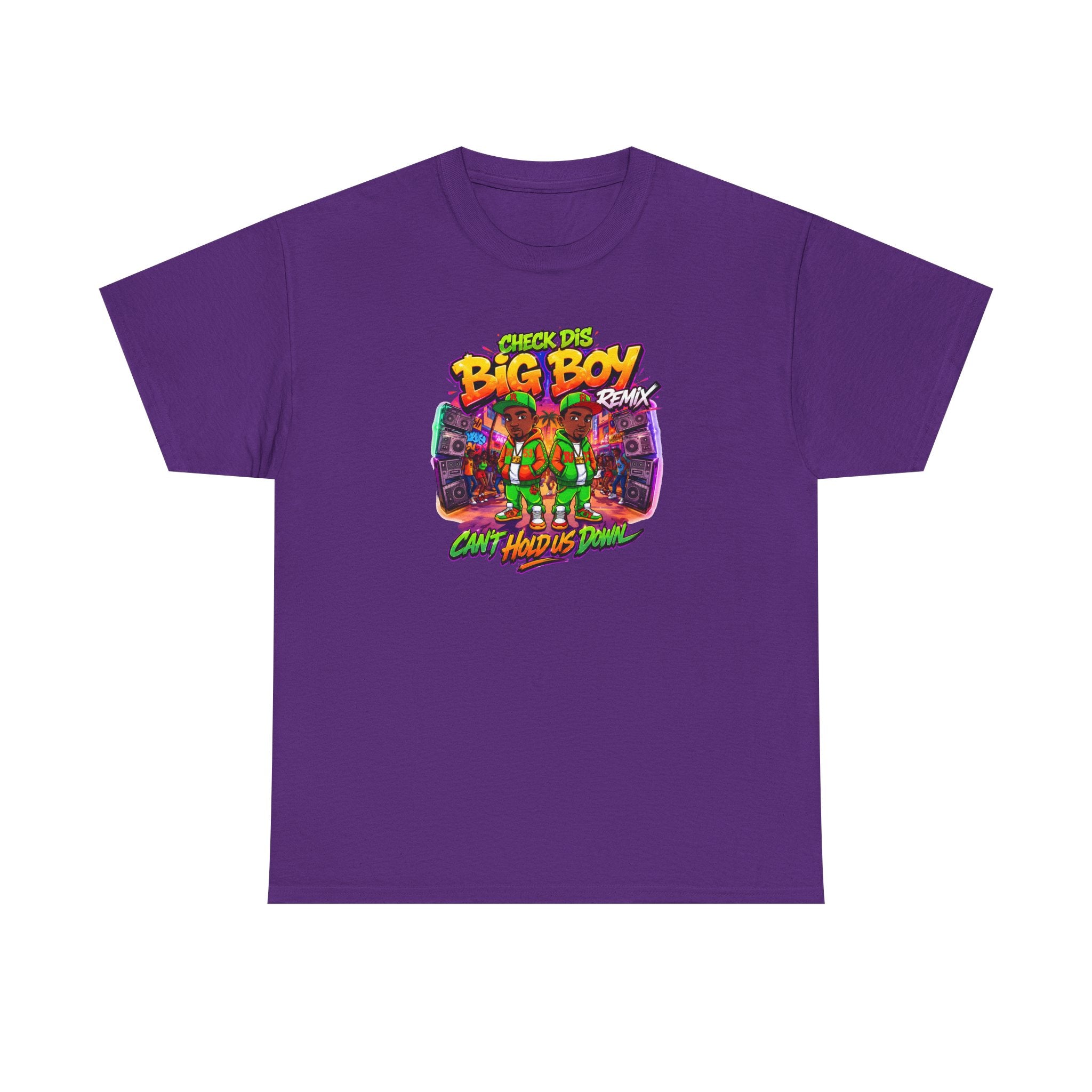 T-Shirt — " Check Dis Big Boy Remix" Retro Arcade Graphic Tee