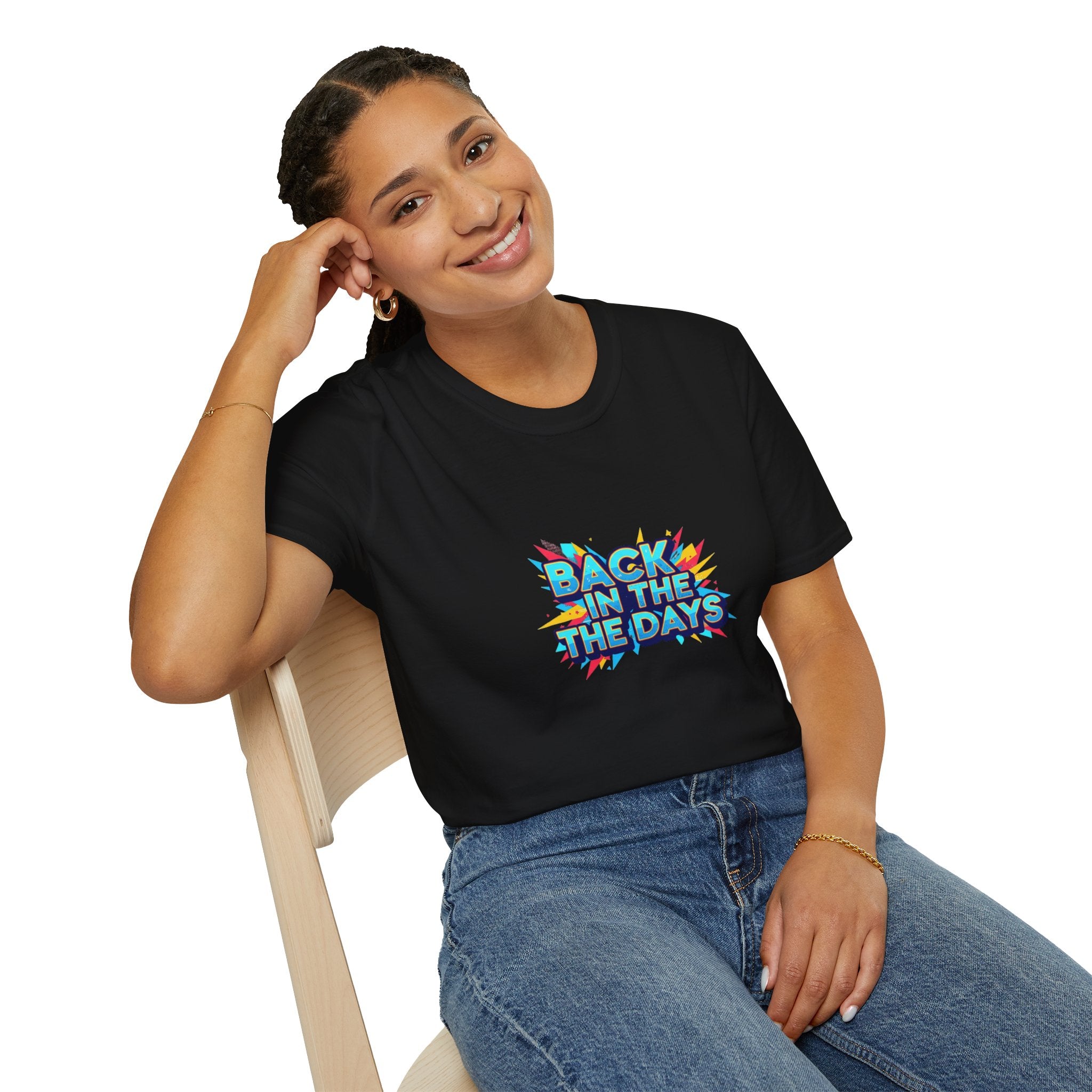 T-Shirt — "Back in the Days" Retro Graphic Tee