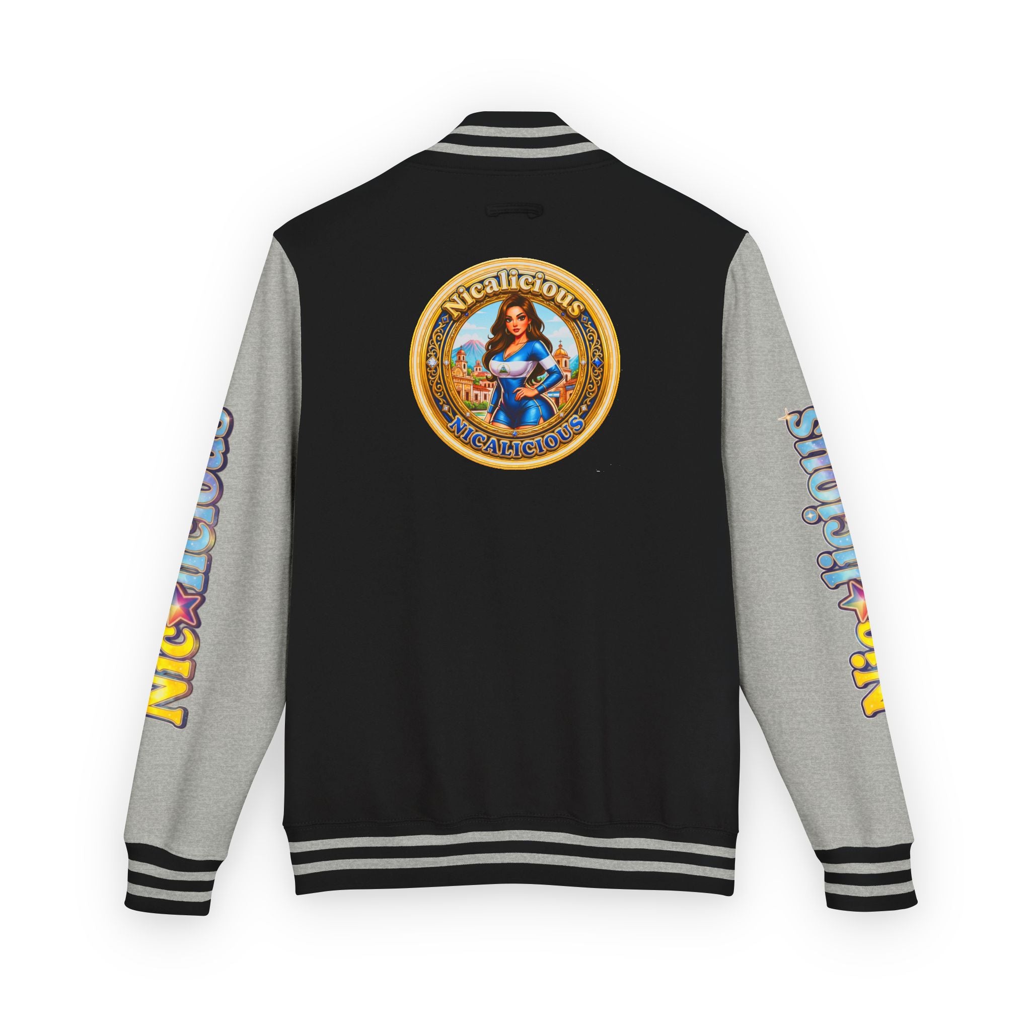 Letterman Jacket — 'Nicalicious' Retro Varsity Bomber