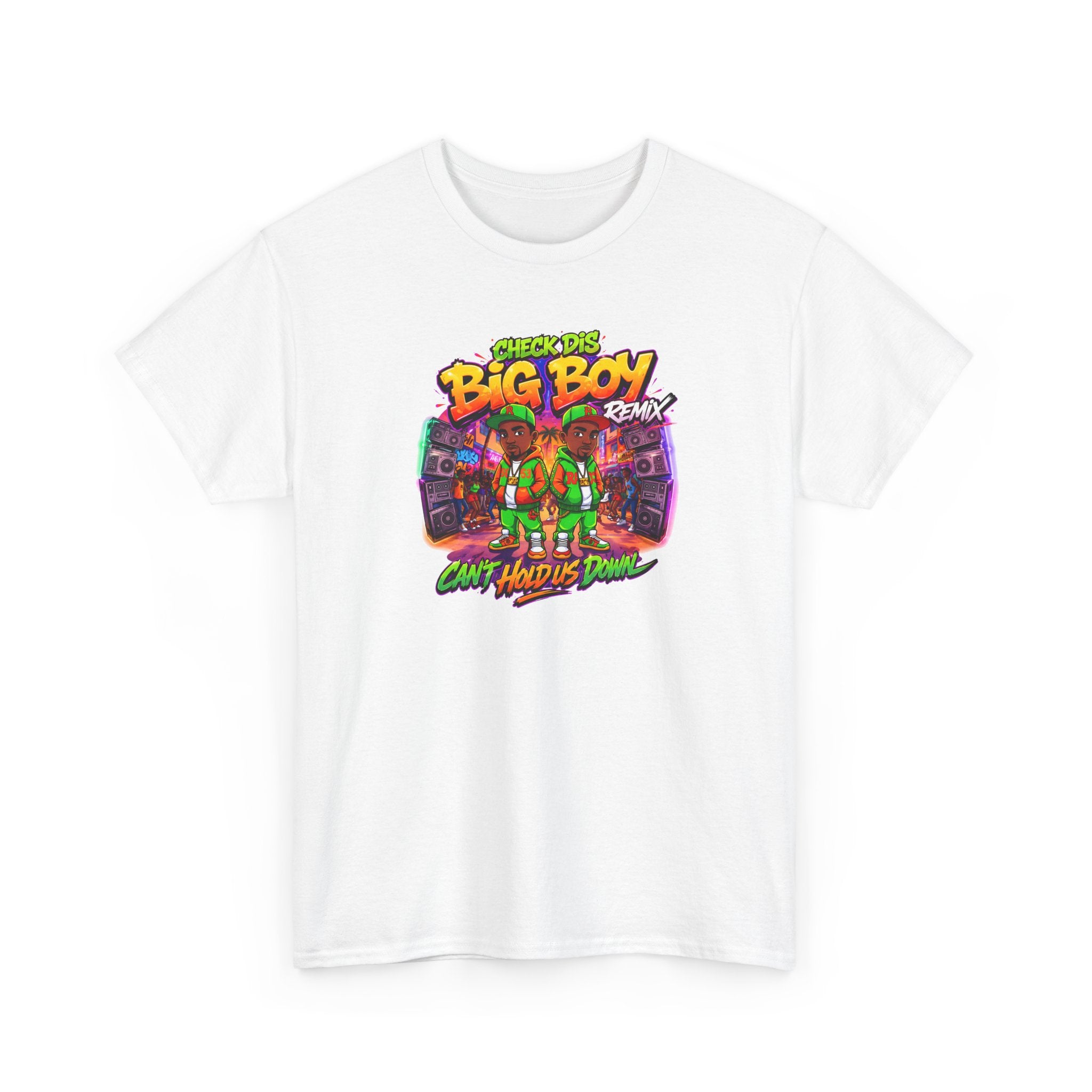 T-Shirt — " Check Dis Big Boy Remix" Retro Arcade Graphic Tee