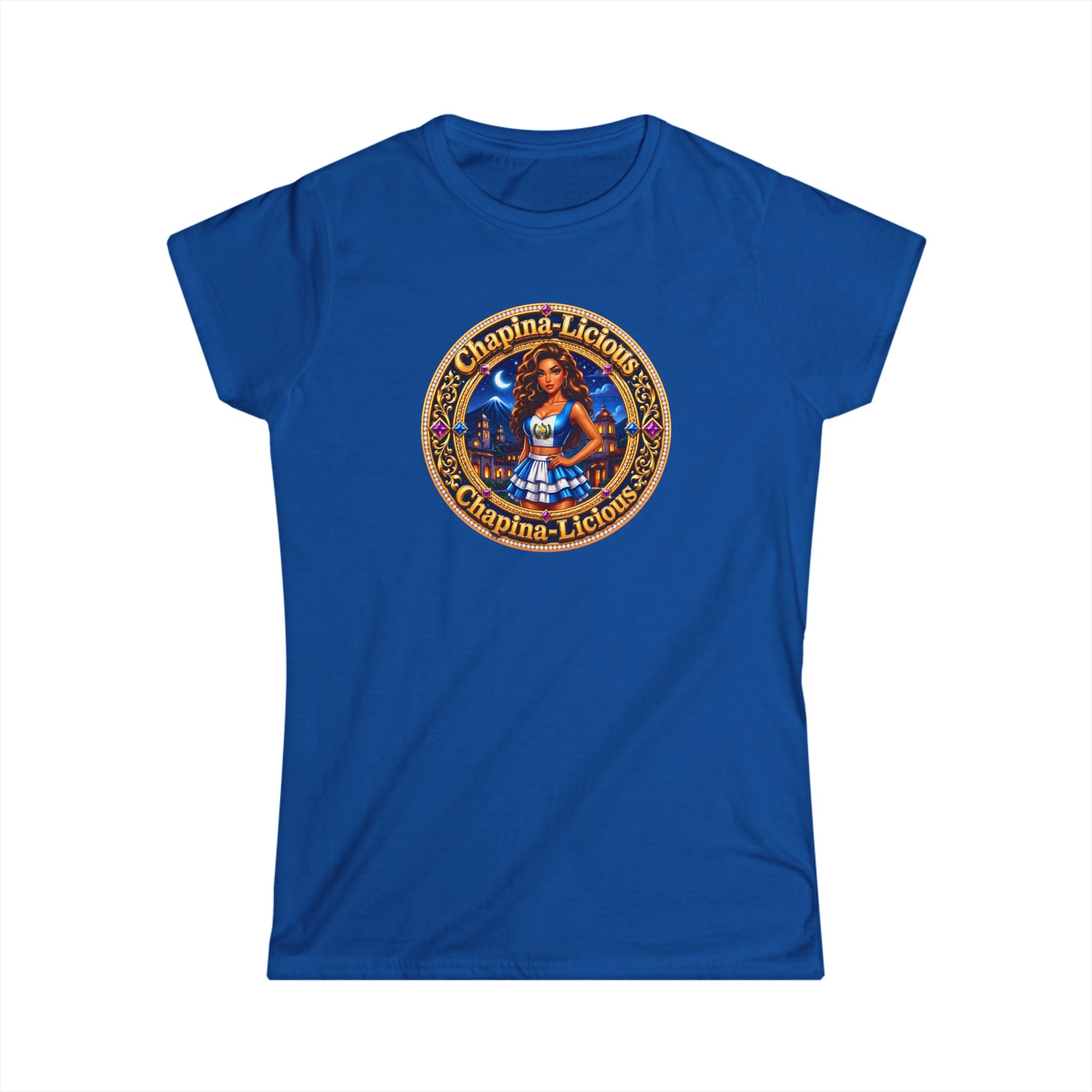 Oktoberfest Dirndl Girl Graphic Tee — 'Chapina-Licious' Retro Beer Festival T‑Shirt