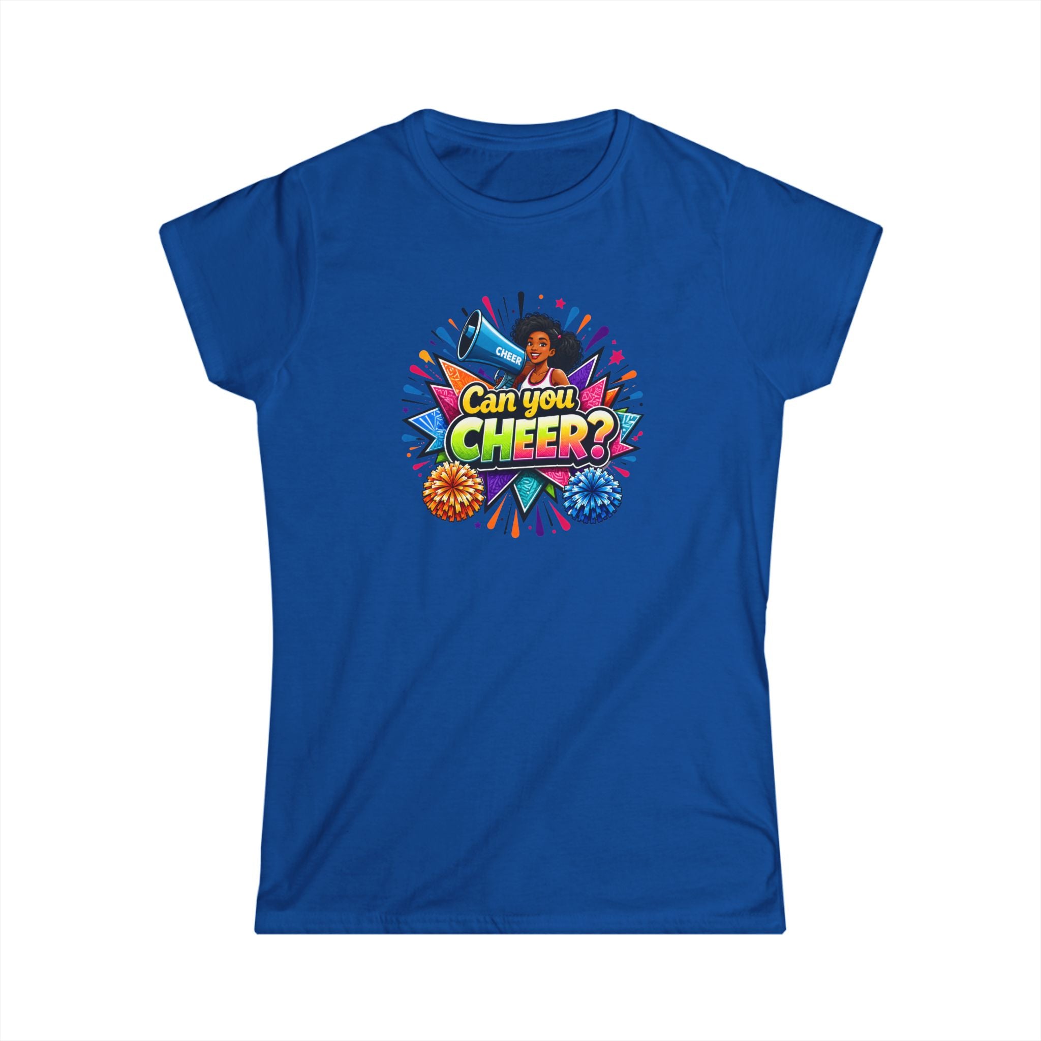 Can You Cheer? Cheerleader Graphic Tee — Women's Cheerleading T-Shirt