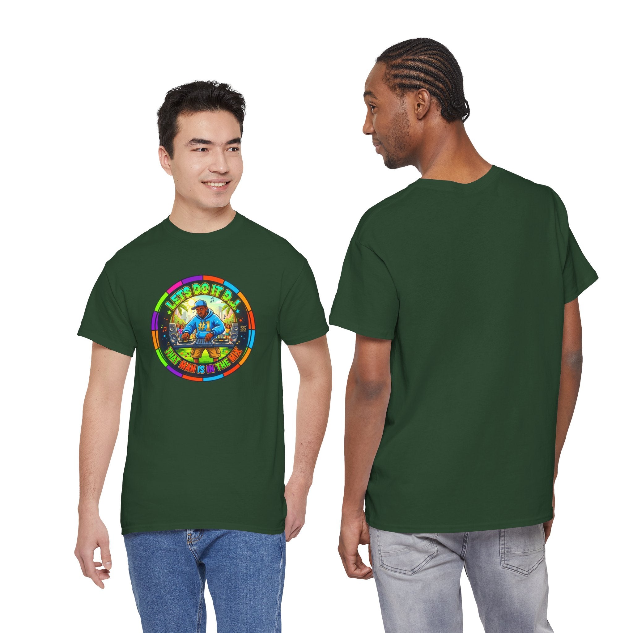 T-Shirt — "Let's Do It Dj!" Retro Camper Road Trip Graphic Tee