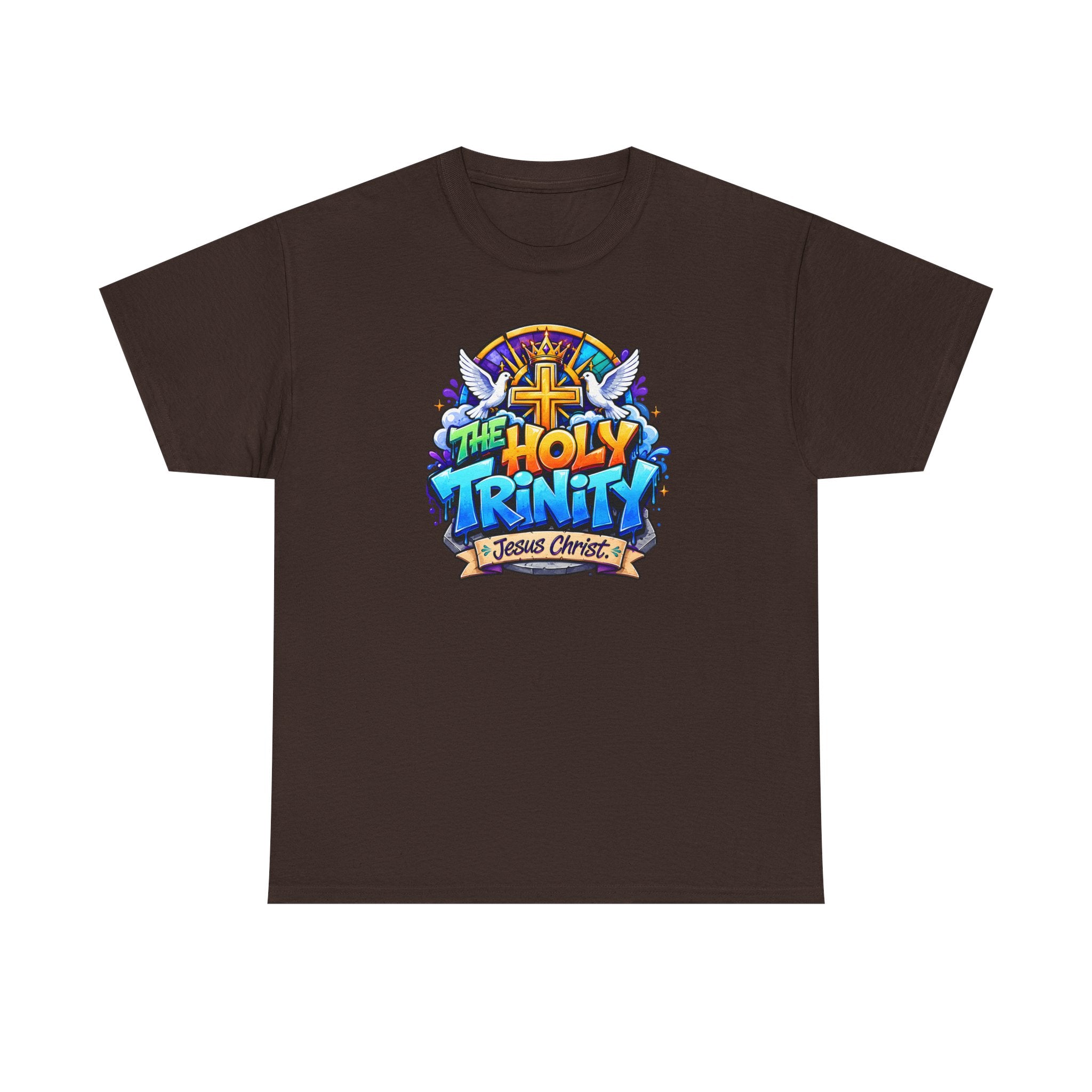 Christian Tee - "The Holy Trinity" Church Youth Graphic T-Shirt