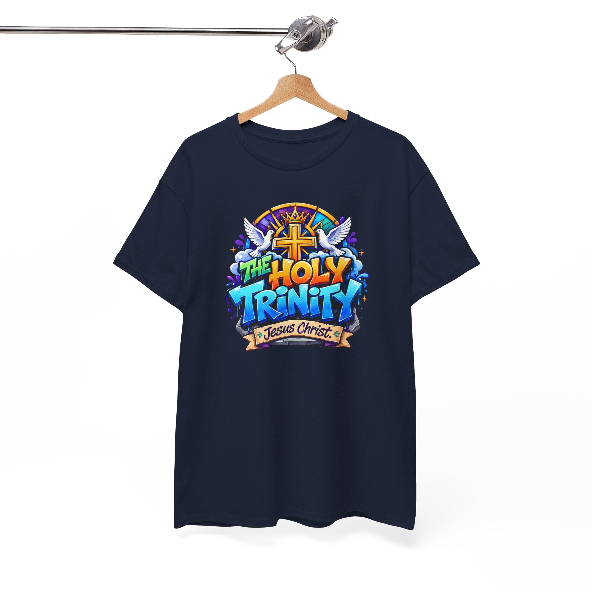 Christian Tee - "The Holy Trinity" Church Youth Graphic T-Shirt