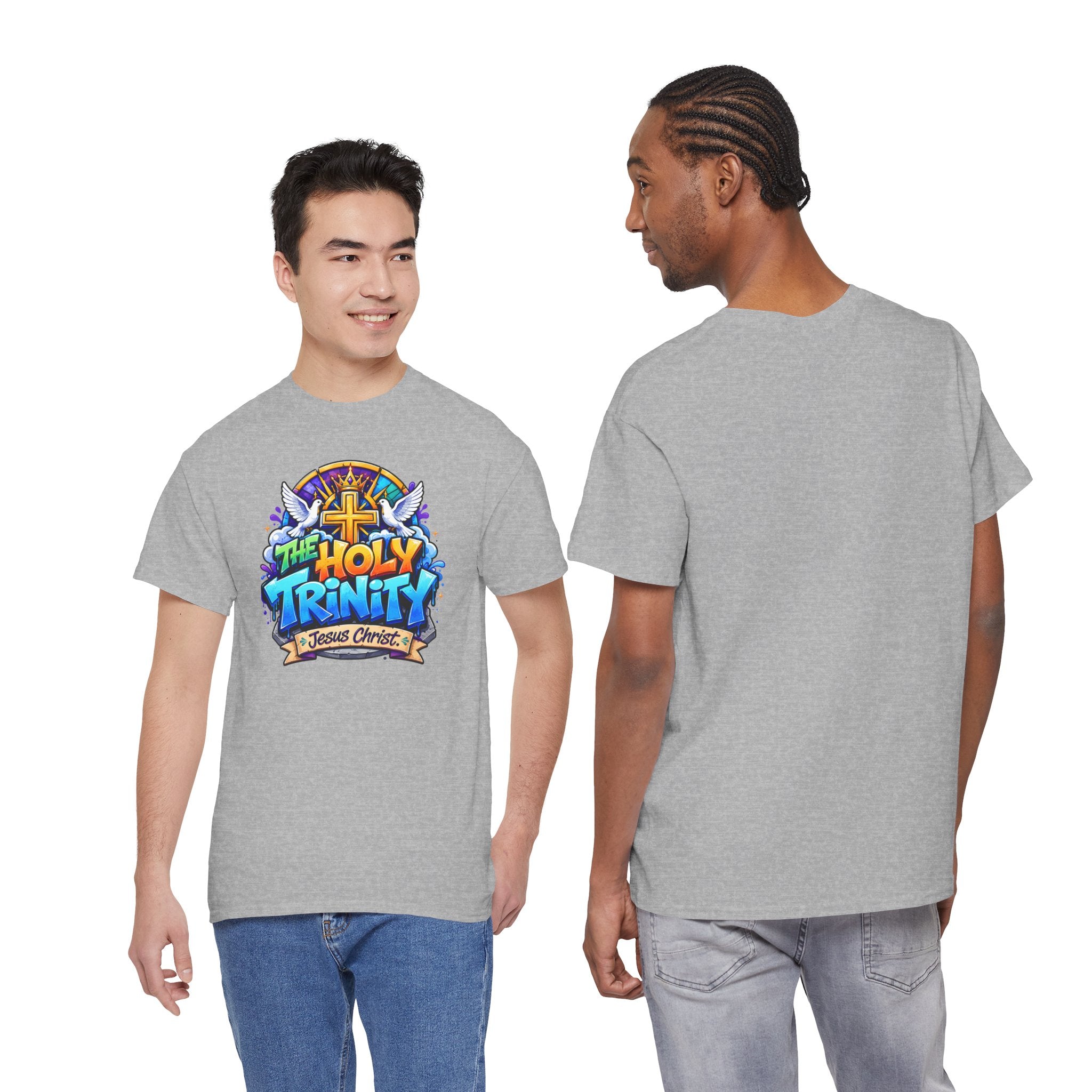 Christian Tee - "The Holy Trinity" Church Youth Graphic T-Shirt