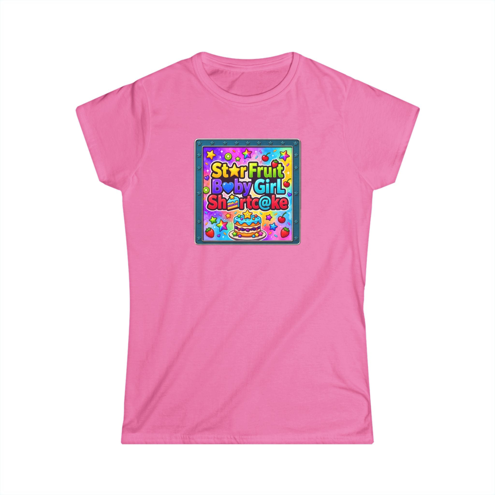 "Star Fruit Baby Girl" Tee — Colorful Starfruit Graphic T-Shirt