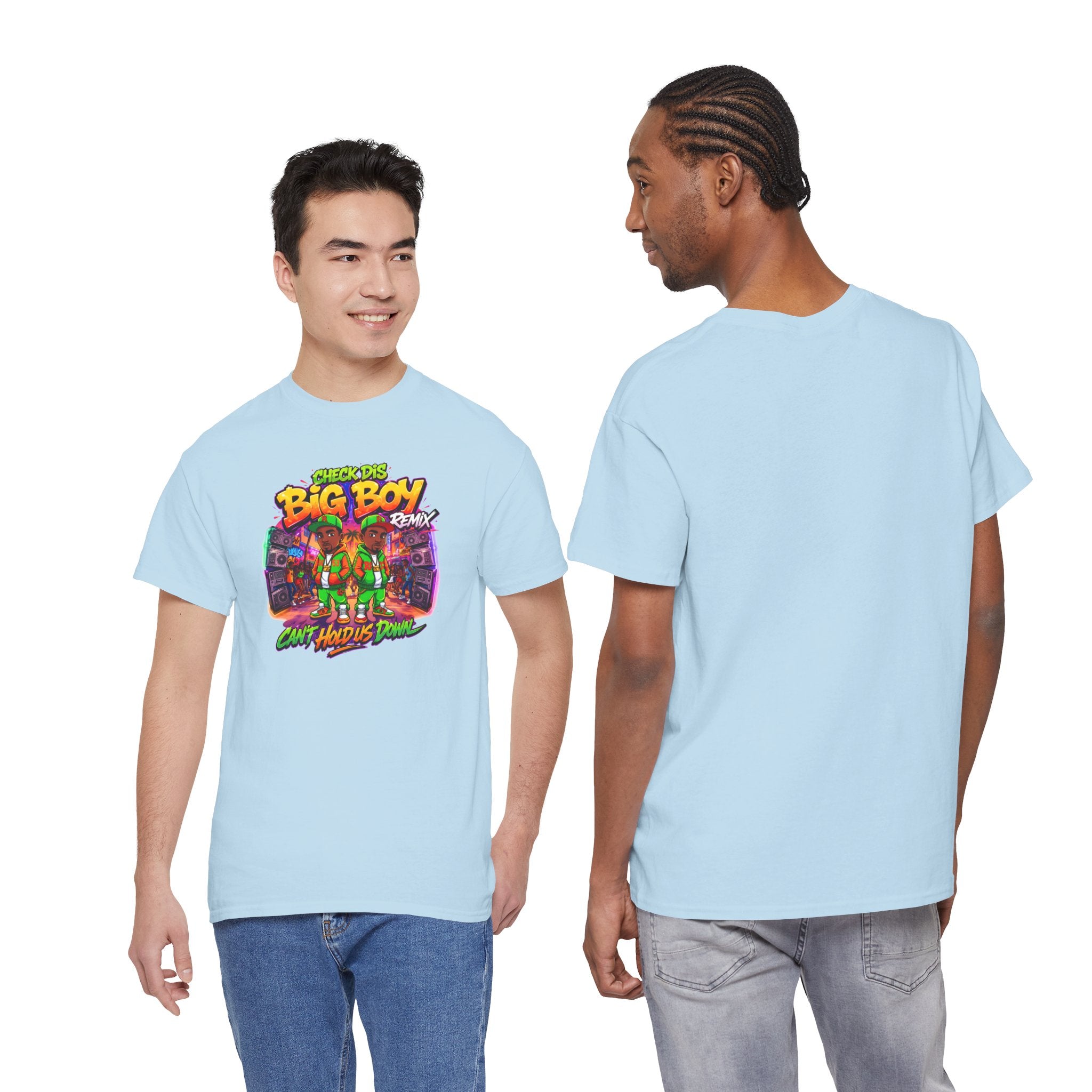 T-Shirt — " Check Dis Big Boy Remix" Retro Arcade Graphic Tee