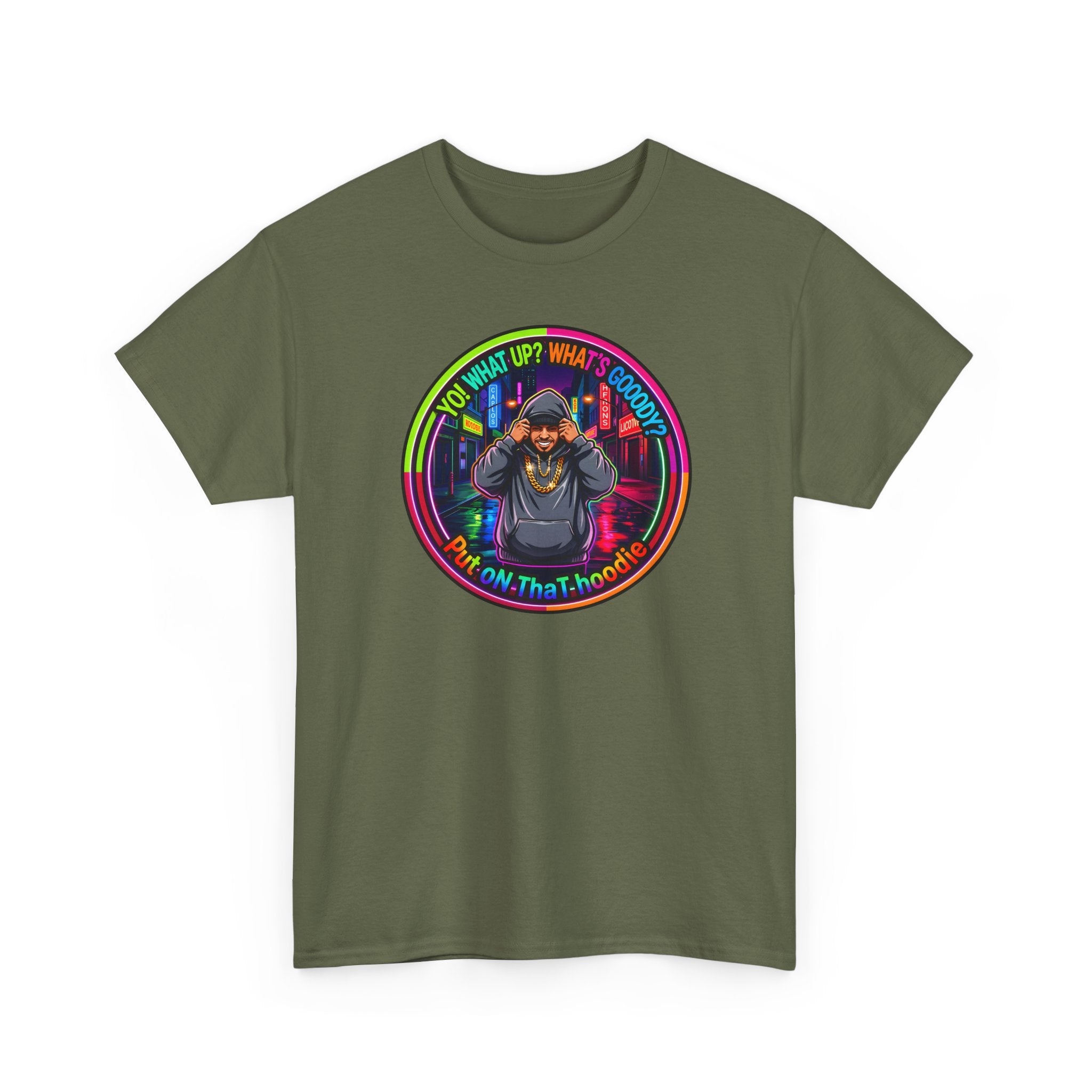 Men's T-Shirt Graphic- "Yo! What's up?  What's Goooody?"