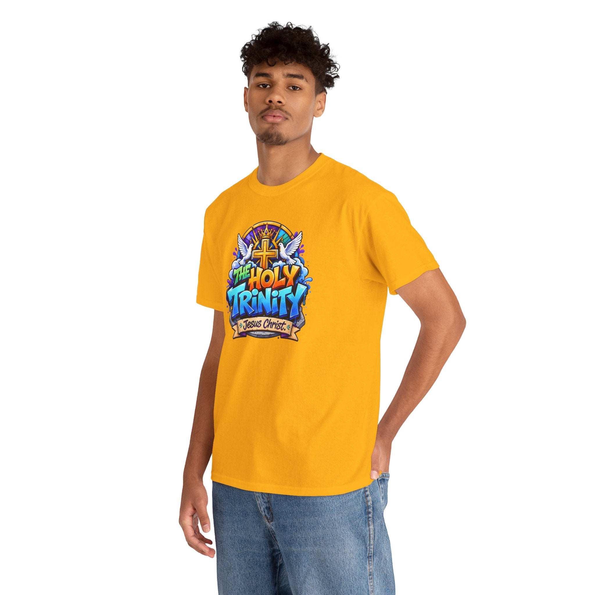 Christian Tee - "The Holy Trinity" Church Youth Graphic T-Shirt