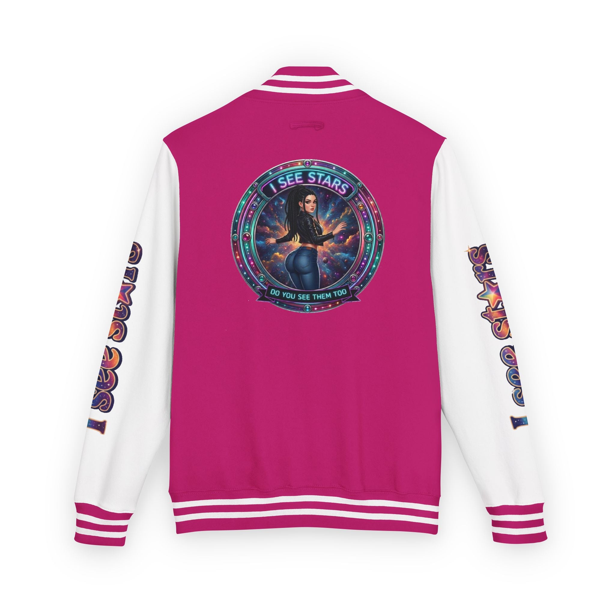 Heavyweight Letterman Jacket "I See Stars"
