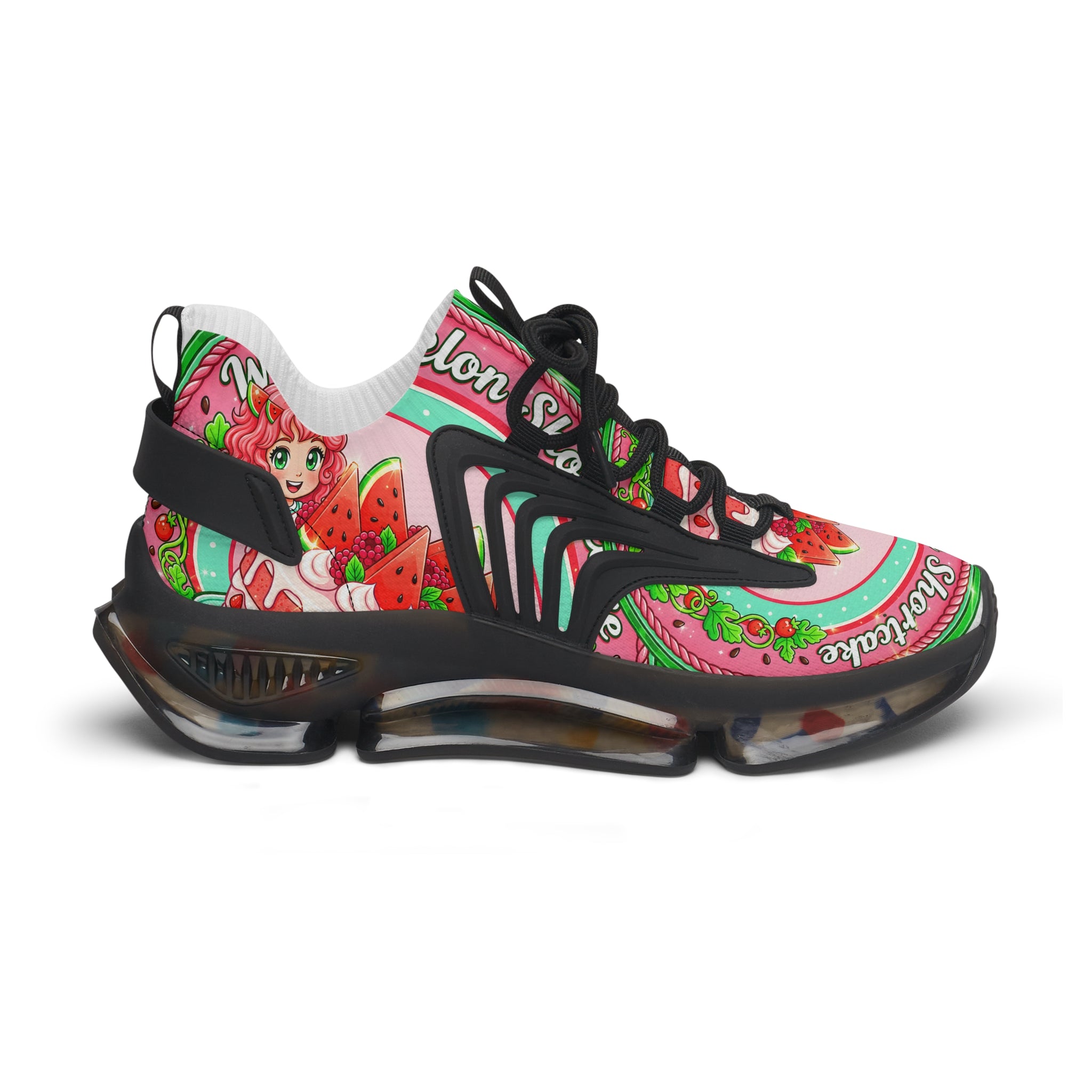 Women's Mesh Sneakers —" Watermelon Shortcake "Graphic Athletic Shoes