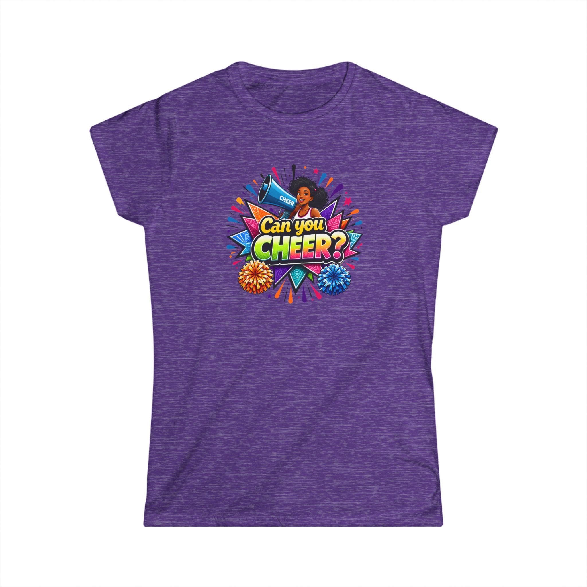 Can You Cheer? Cheerleader Graphic Tee — Women's Cheerleading T-Shirt