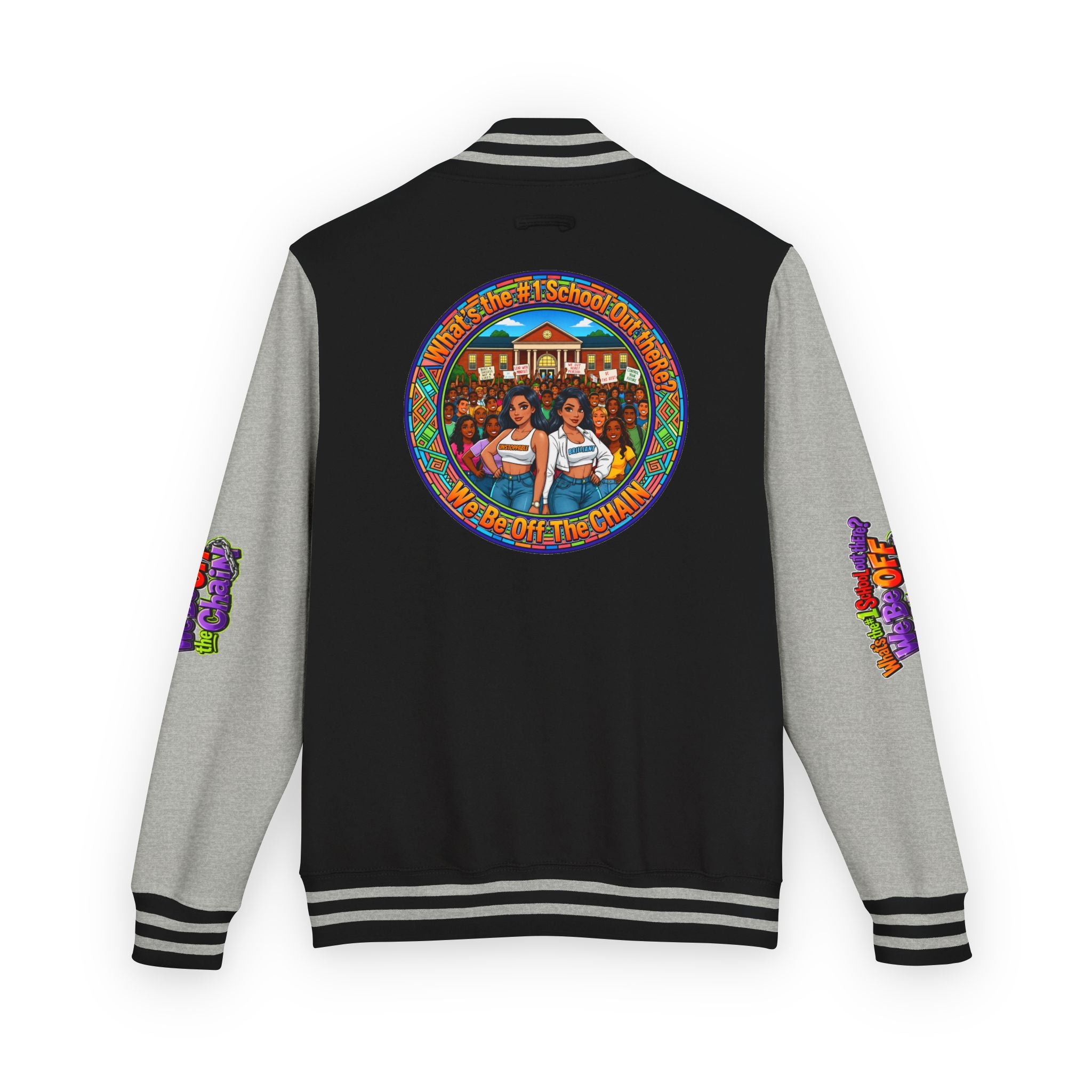 Letterman Jacket — Retro High School Crew Design (We’ll Be Off the Chain)