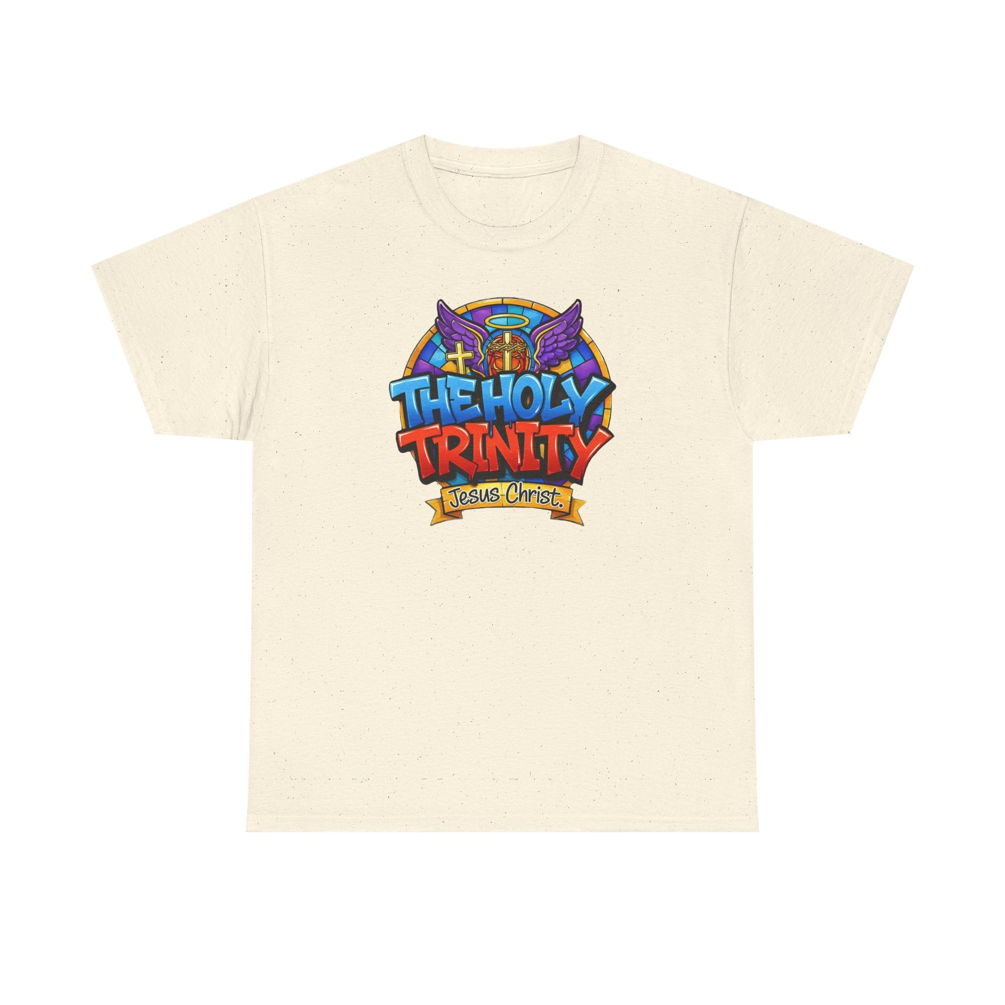 Christian T-Shirt — "The Holy Trinity: Jesus Christ" Colorful Faith Tee