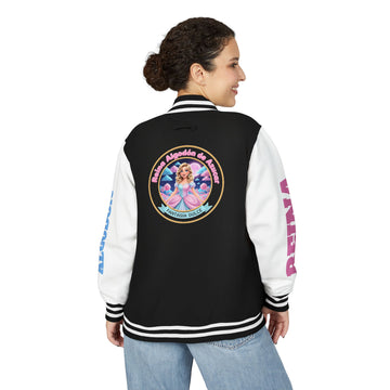 Letterman Jacket — Reina Algodón de Azucar-  Circle Logo