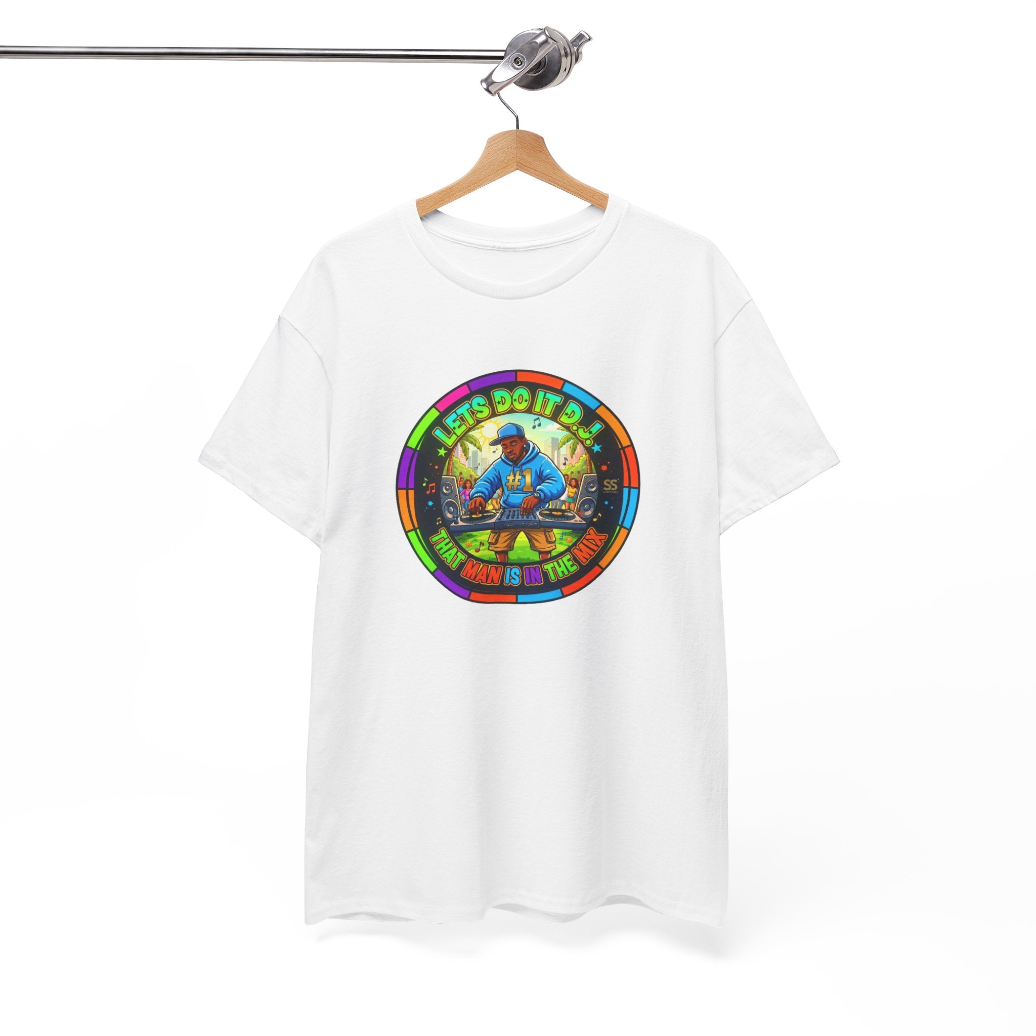 T-Shirt — "Let's Do It Dj!" Retro Camper Road Trip Graphic Tee
