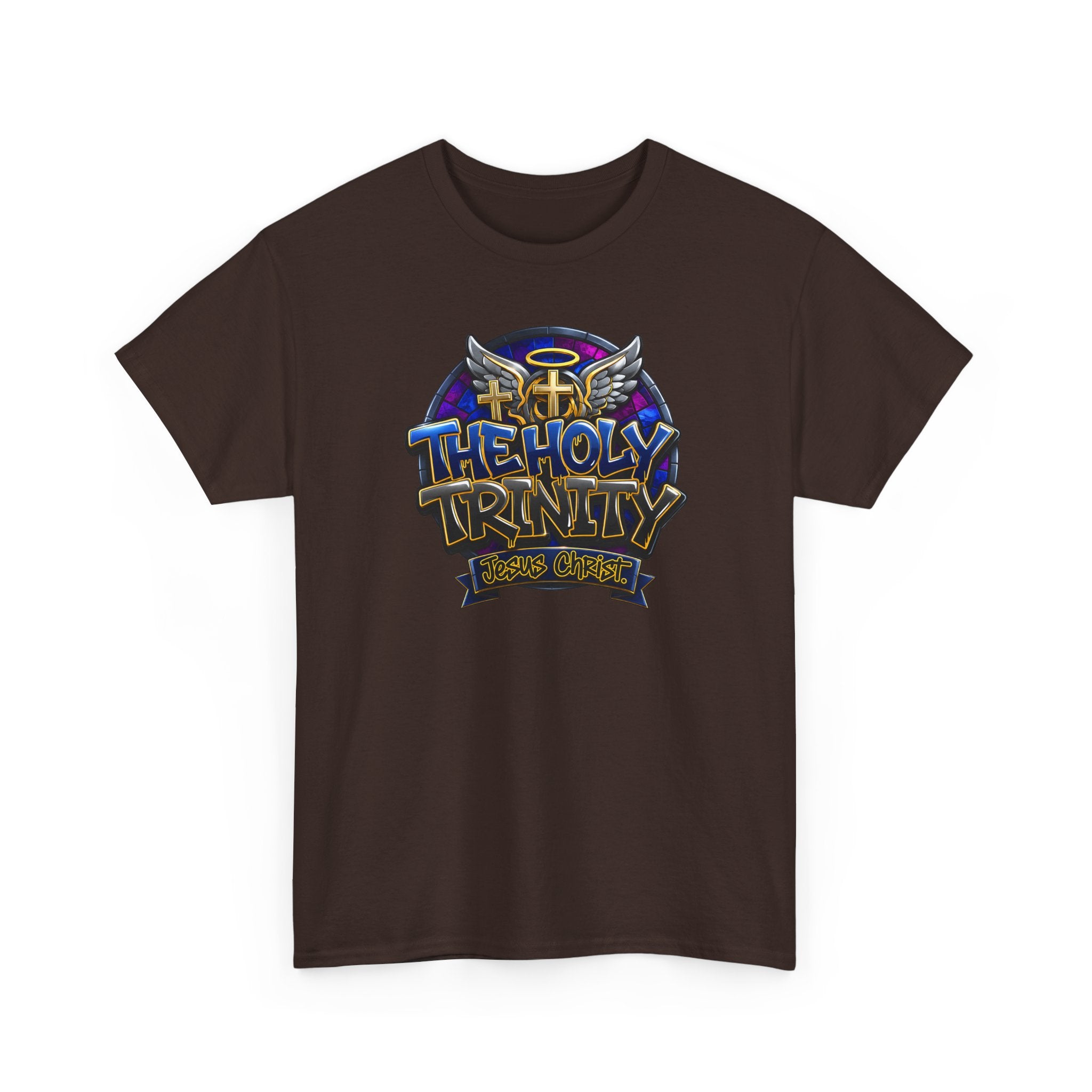 The Holy Trinity Tee — Christian Faith Graphic T-Shirt
