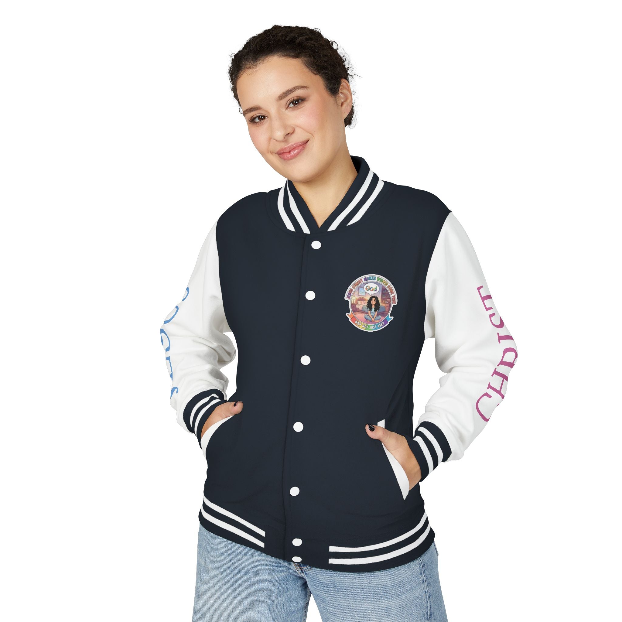 Spiritual Soul Seeker – "Why not just ask"  — Retro Gamer Club Varsity Jacket