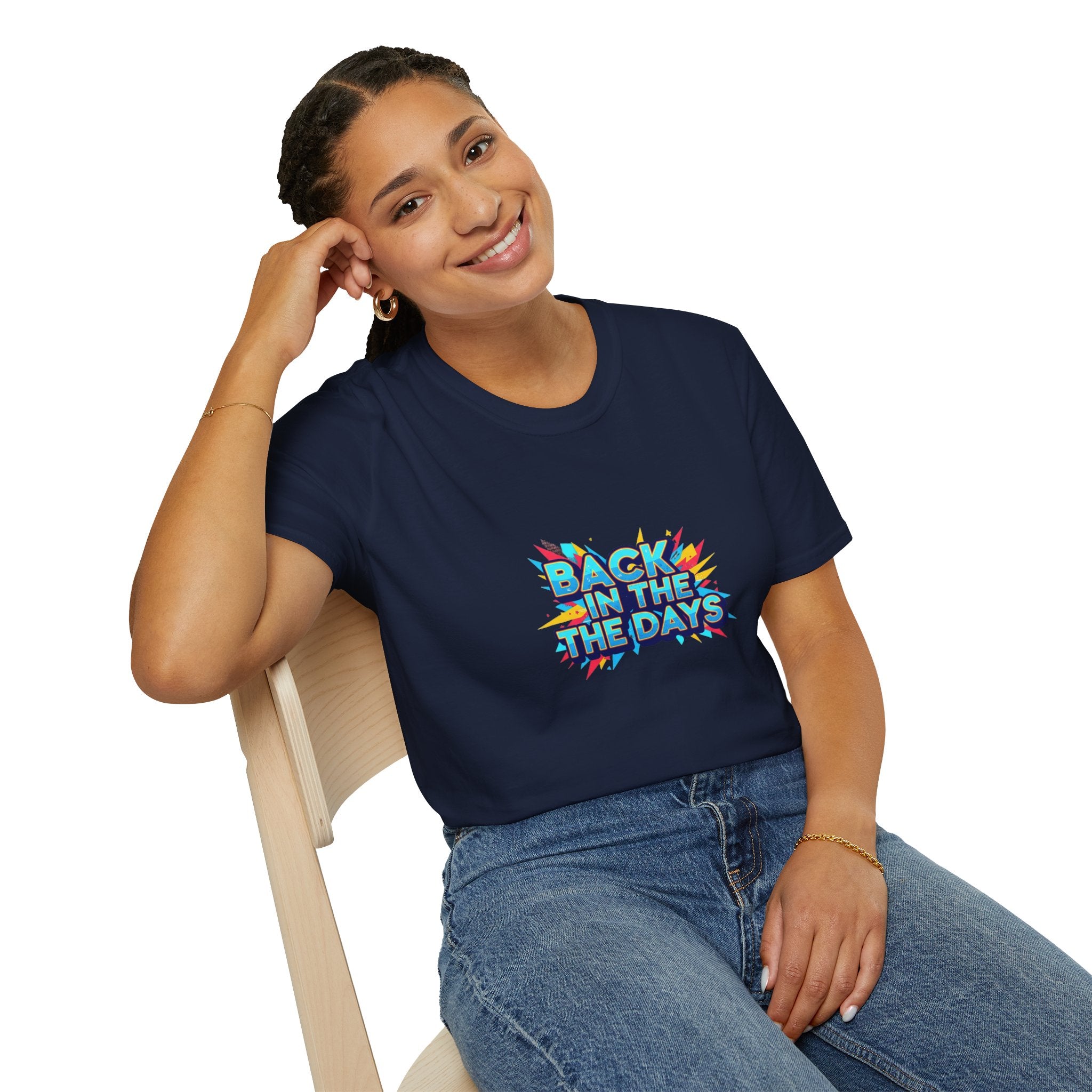 T-Shirt — "Back in the Days" Retro Graphic Tee