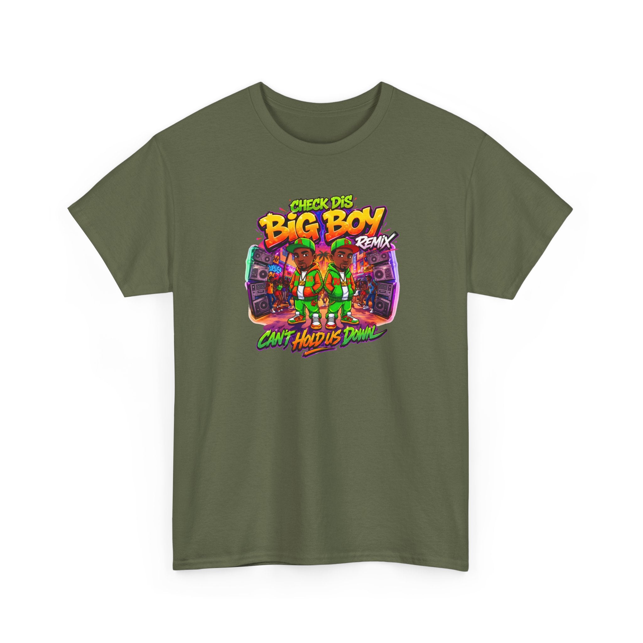 T-Shirt — " Check Dis Big Boy Remix" Retro Arcade Graphic Tee