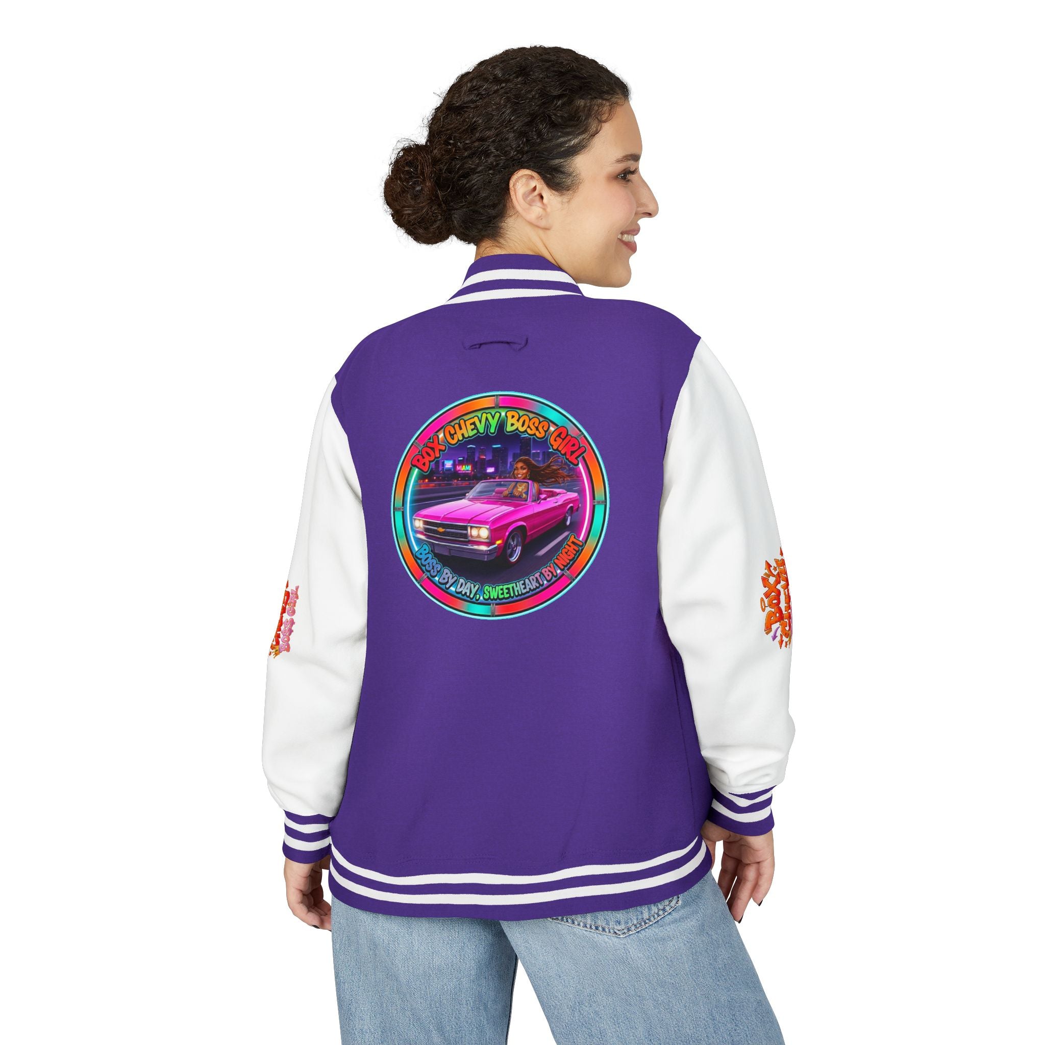 Letterman Jacket "Box Chevy Boss Girl"