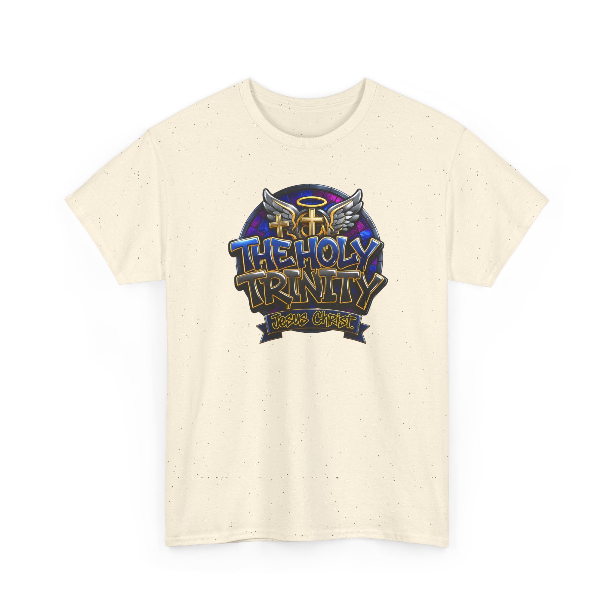 The Holy Trinity Tee — Christian Faith Graphic T-Shirt