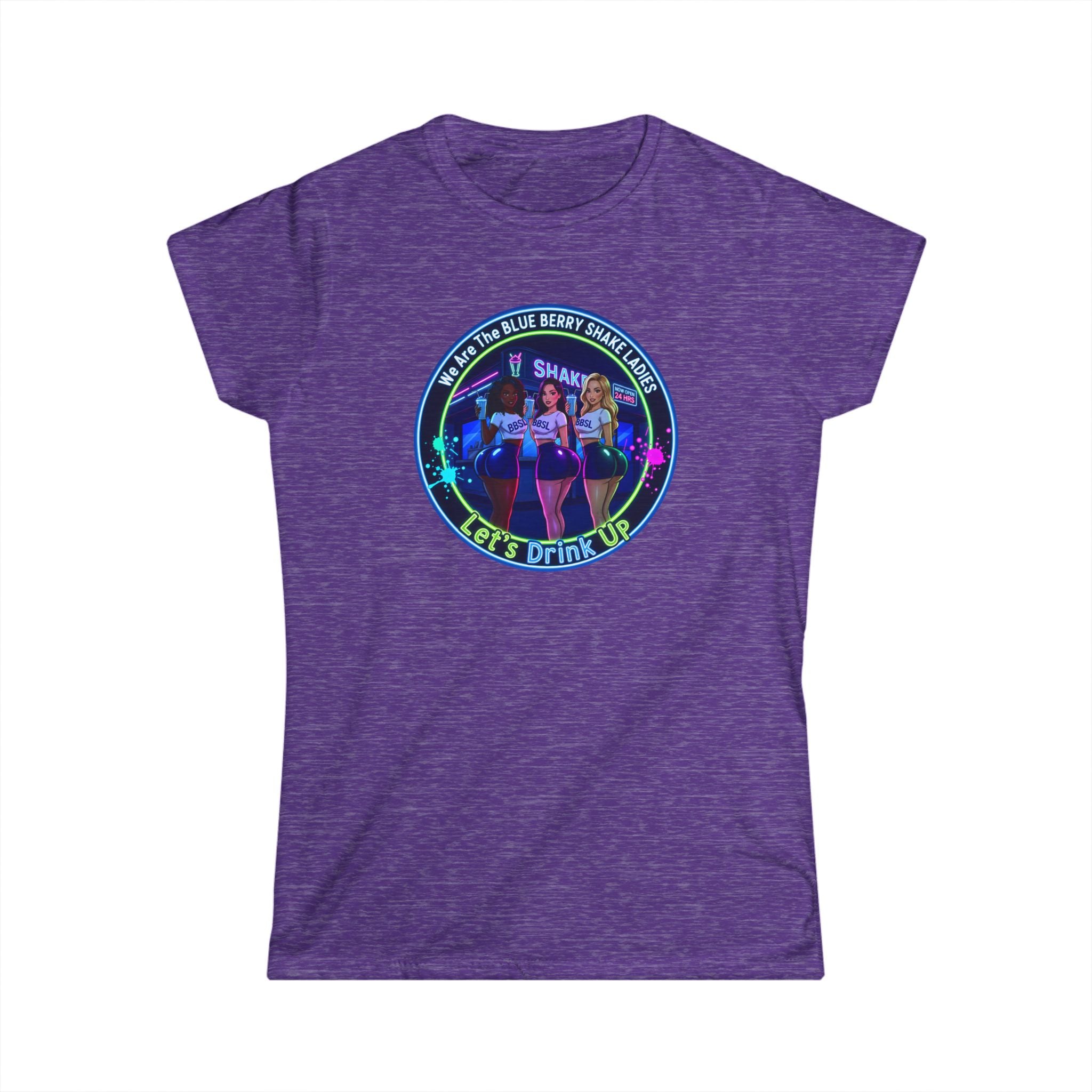 "We Are The Blueberry Shake Ladies" Up Tee — Retro Bar Nightlife Women's T-Shirt