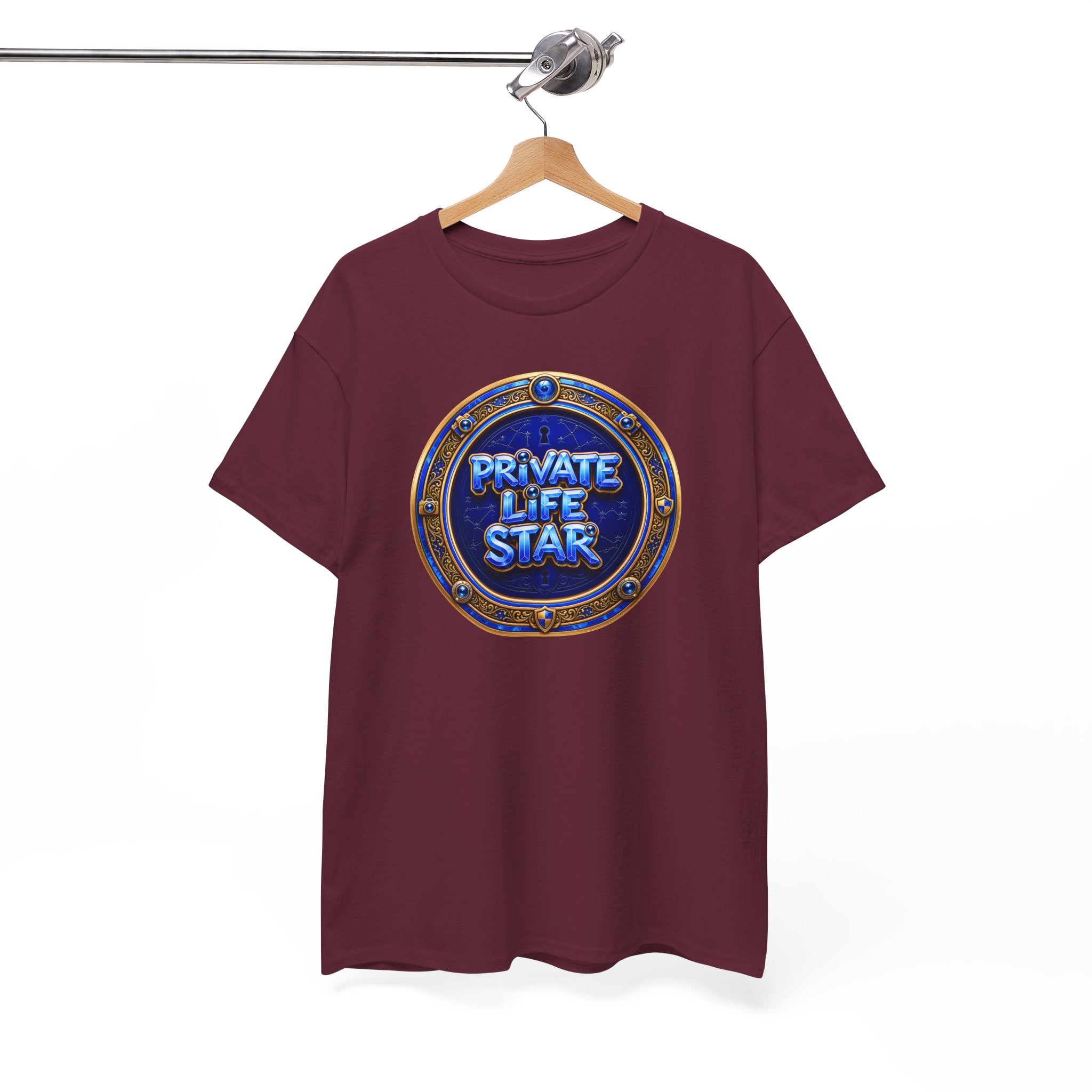"Private Life Star" T-Shirt — Retro Badge Graphic Tee
