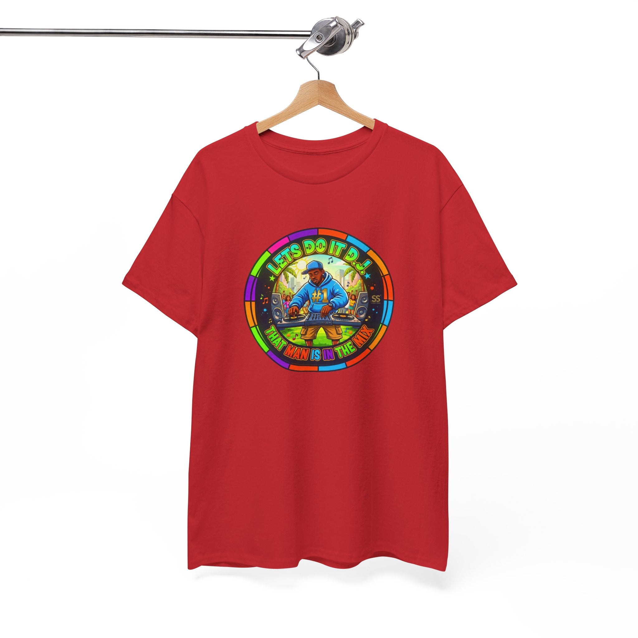 T-Shirt — "Let's Do It Dj!" Retro Camper Road Trip Graphic Tee