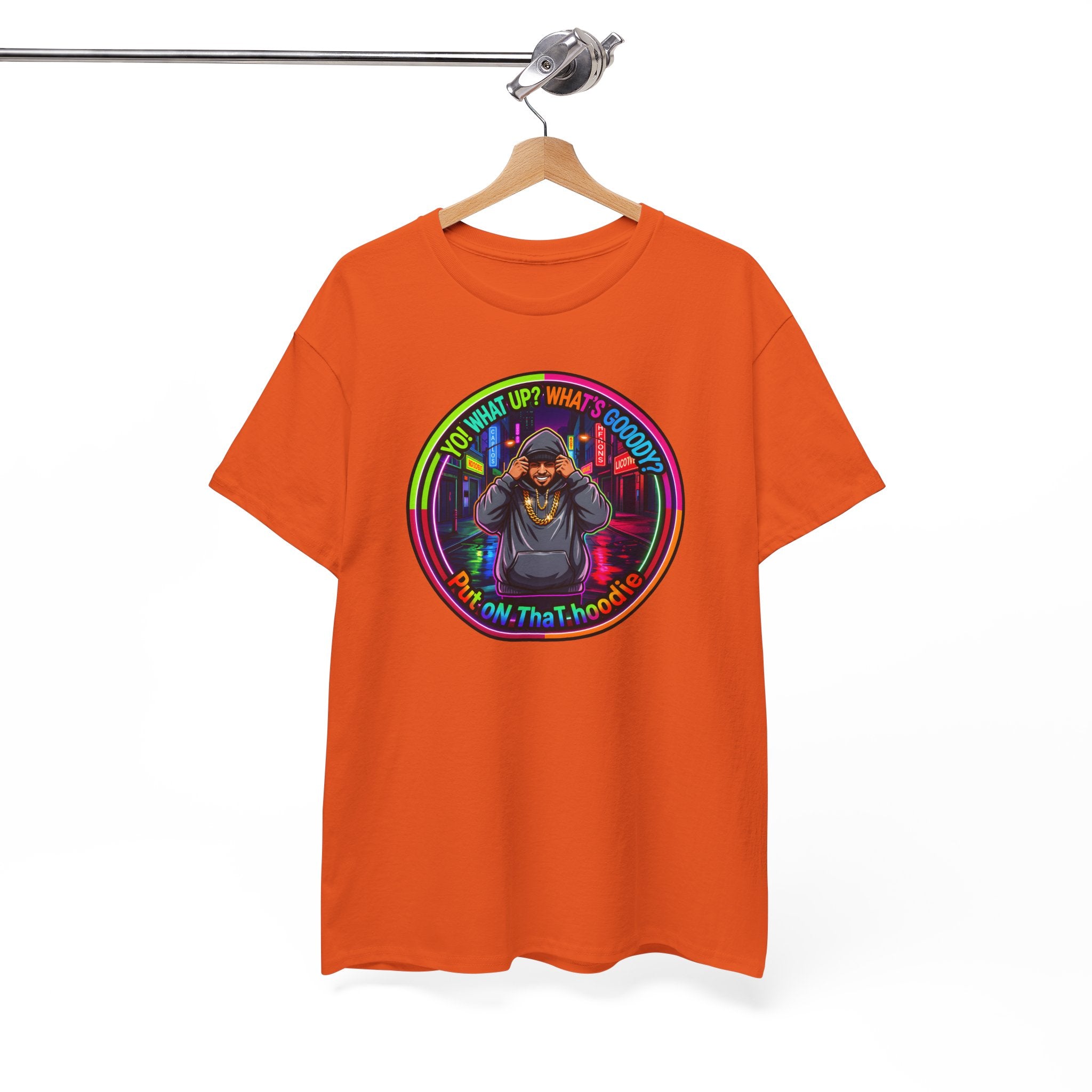 Men's T-Shirt Graphic- "Yo! What's up?  What's Goooody?"
