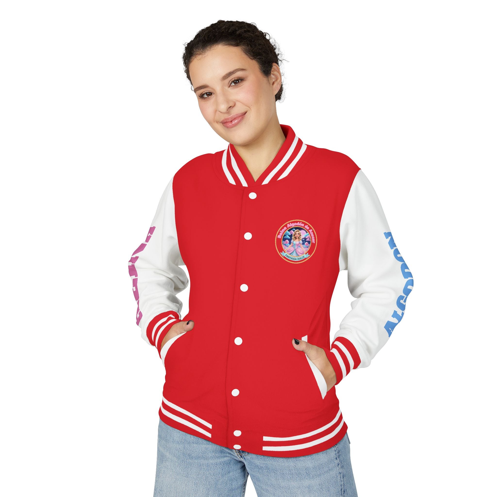 Letterman Jacket — "Reina Algodón de Azucar"-  Circle Logo