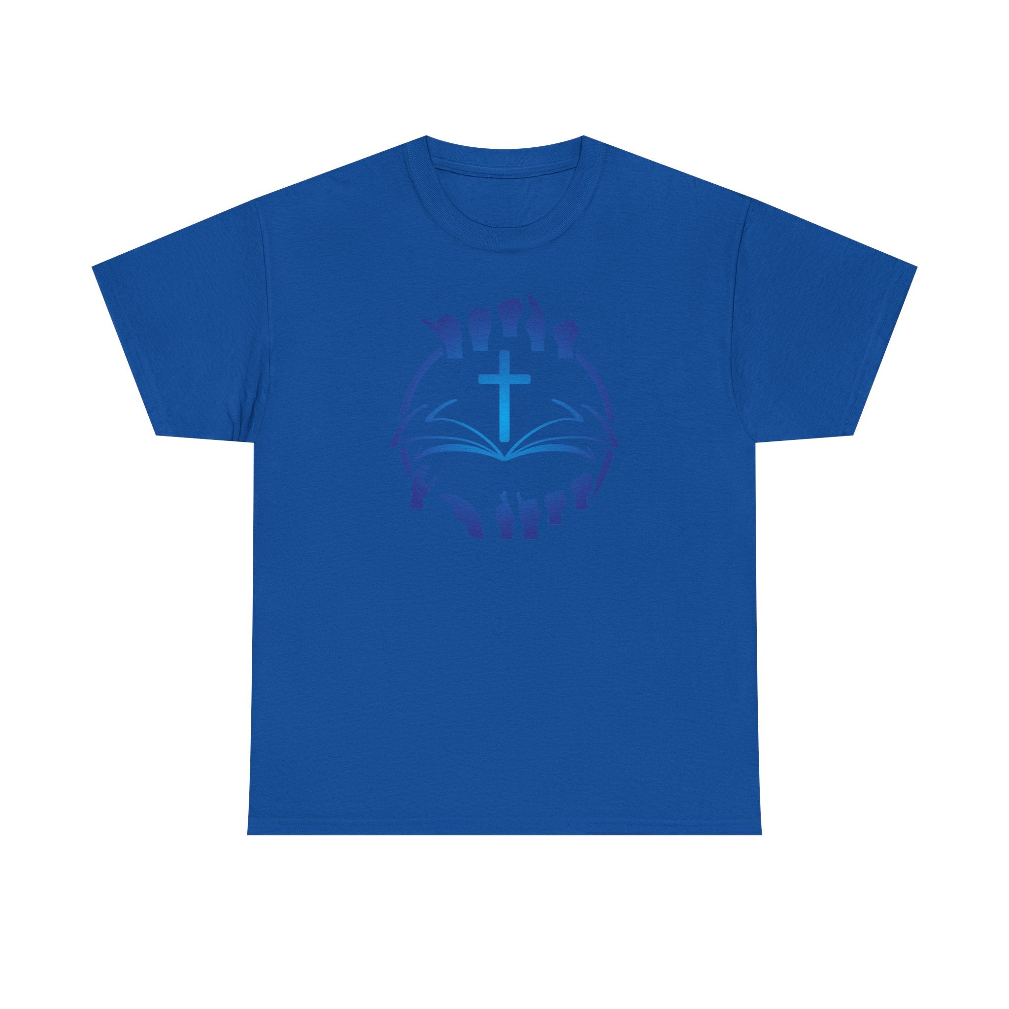 "Christian Bible Cross Sign Language "T-Shirt — Faith Prayer Hands Tee