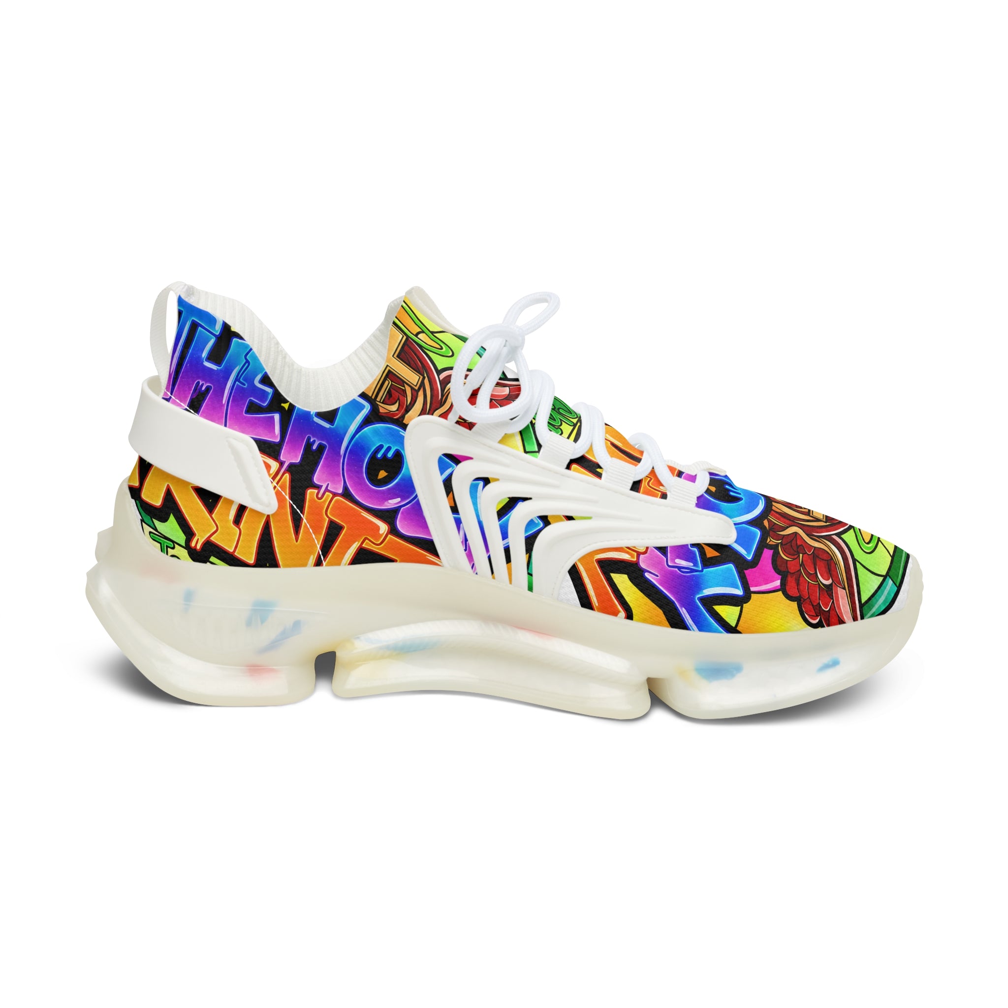 MEN'S Mesh Sneakers —" Holy Trinity " Colorful Graffiti Athletic Shoes
