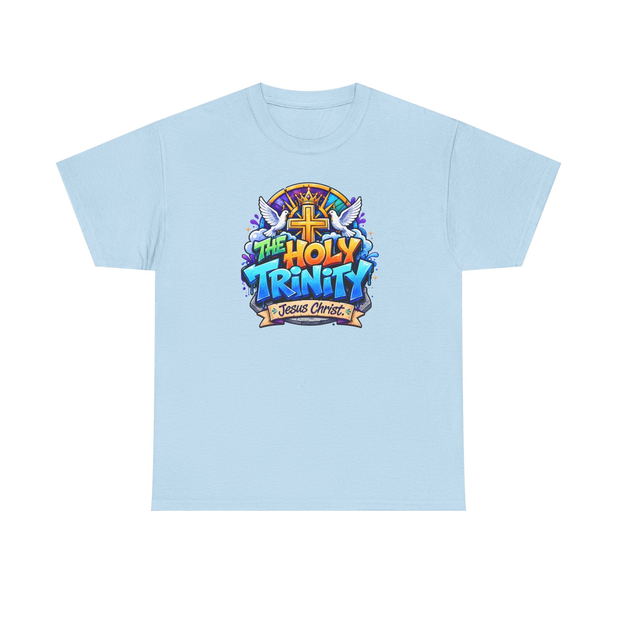 Christian Tee - "The Holy Trinity" Church Youth Graphic T-Shirt