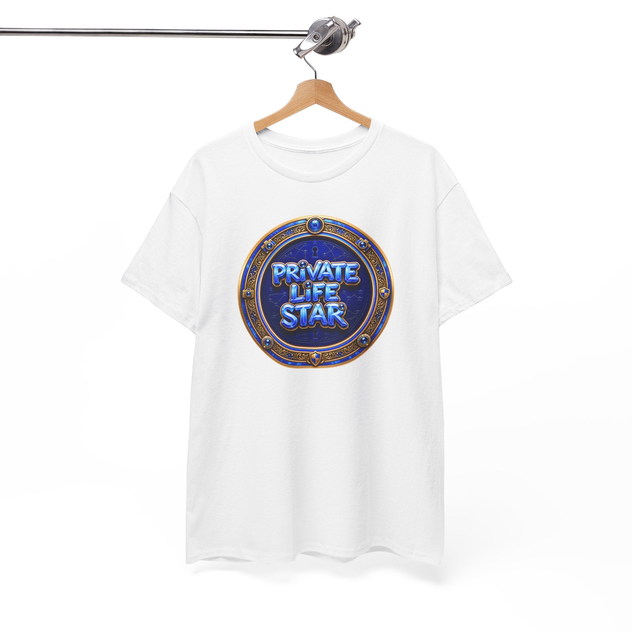 "Private Life Star" T-Shirt — Retro Badge Graphic Tee