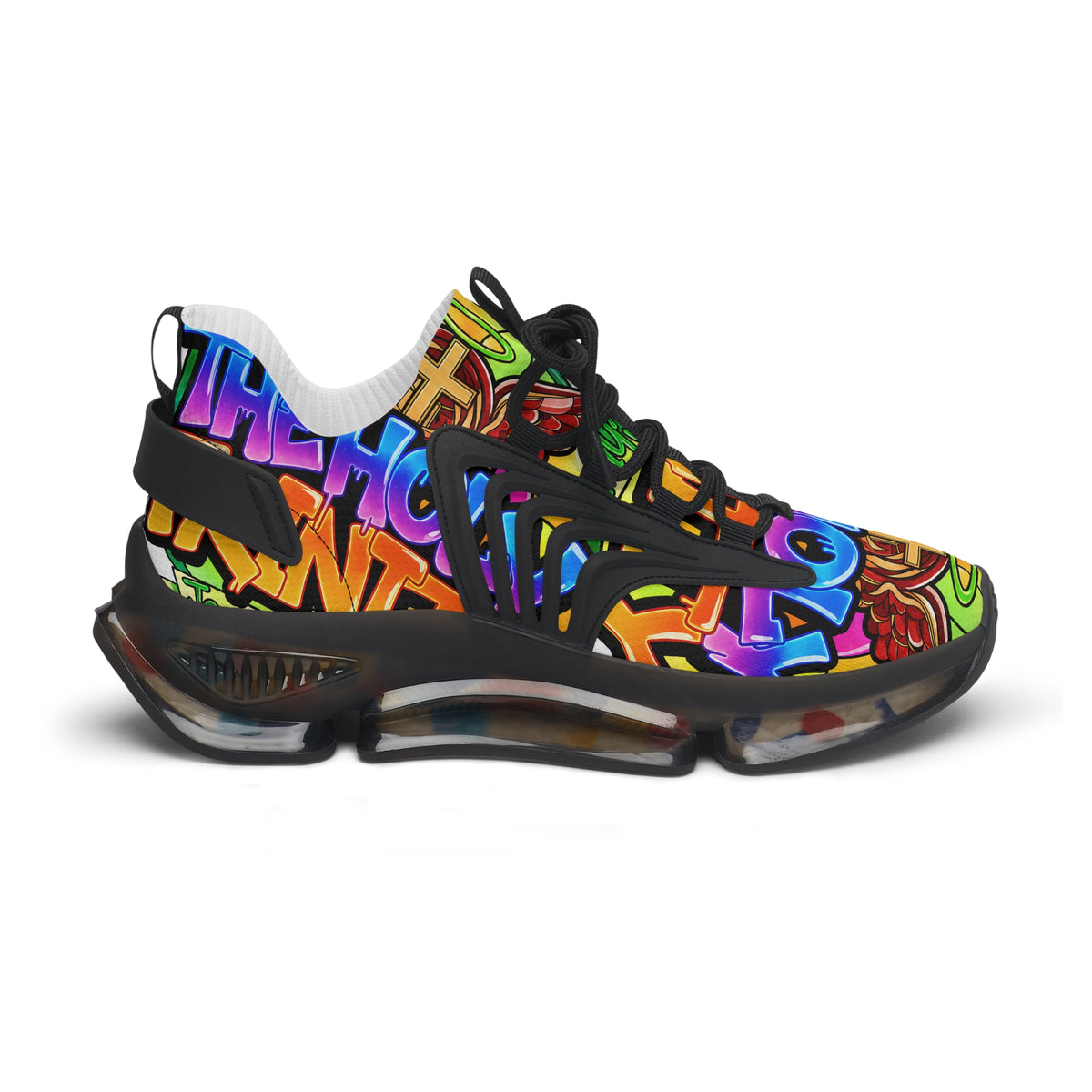 MEN'S Mesh Sneakers —" Holy Trinity " Colorful Graffiti Athletic Shoes