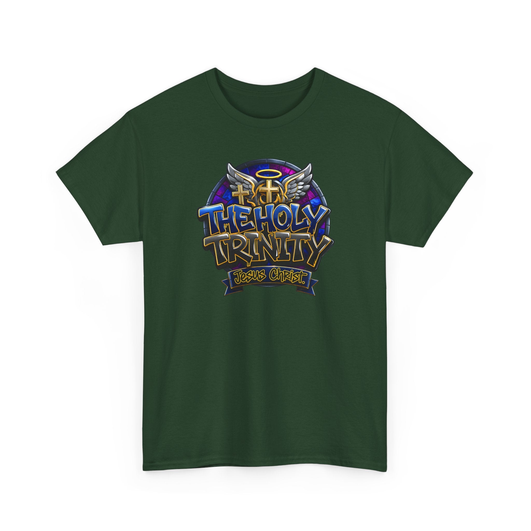 The Holy Trinity Tee — Christian Faith Graphic T-Shirt